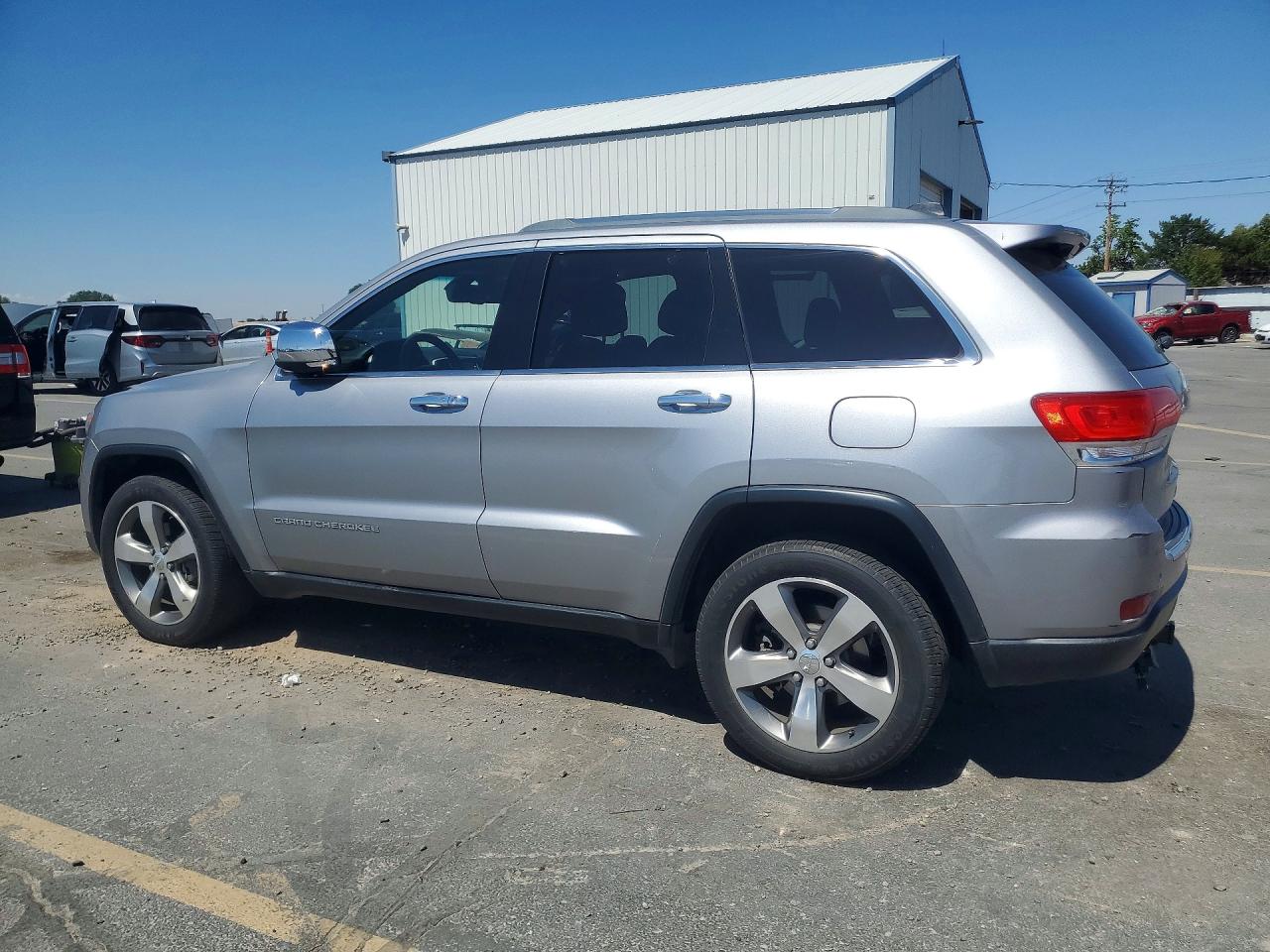 2015 Jeep Grand Cherokee Limited Silver vin: 1C4RJEBG2FC872439