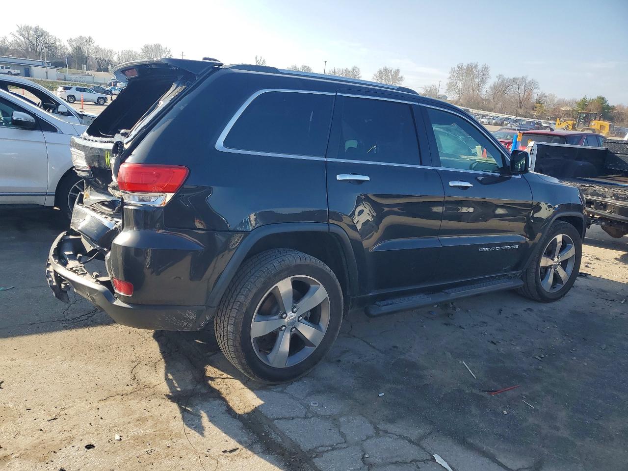 2016 Jeep Grand Cherokee Limited Черный vin: 1C4RJEBG2GC448549