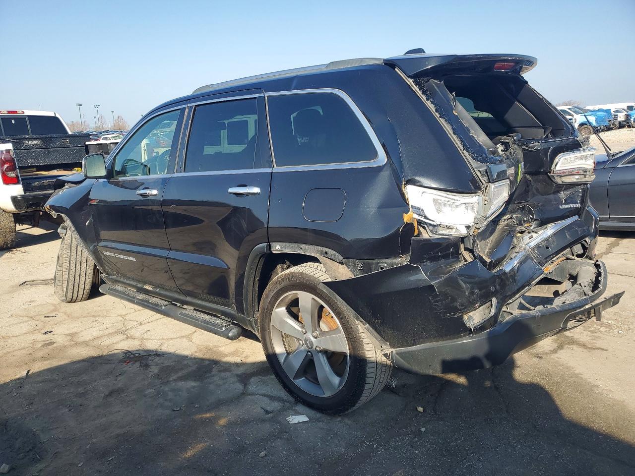 2016 Jeep Grand Cherokee Limited Черный vin: 1C4RJEBG2GC448549