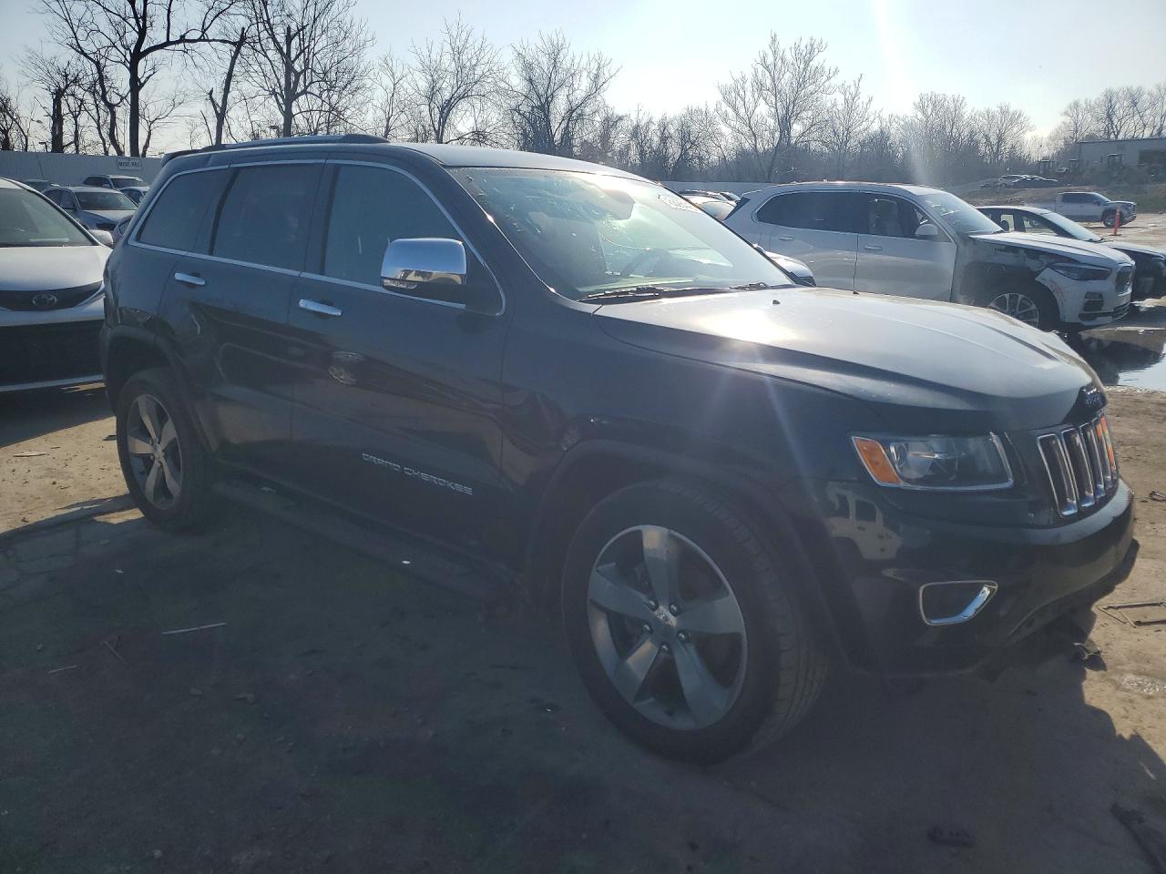 2016 Jeep Grand Cherokee Limited Черный vin: 1C4RJEBG2GC448549