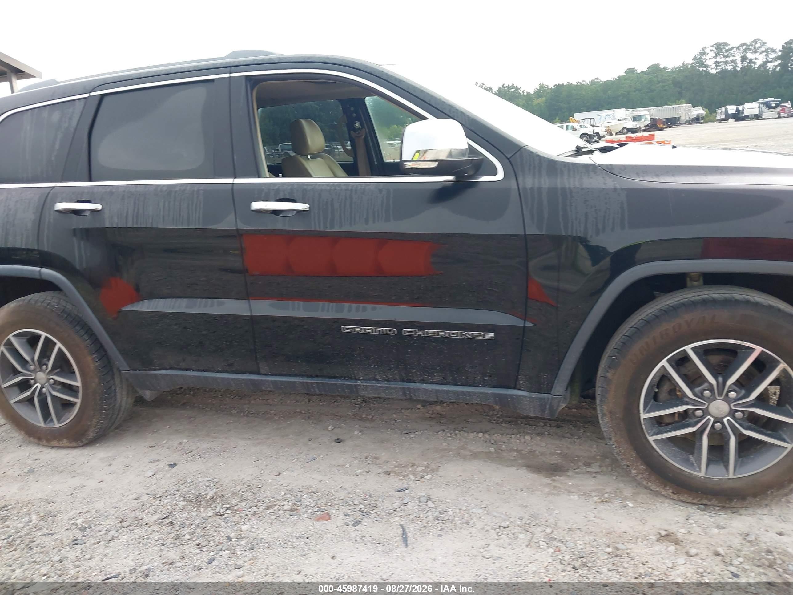 2018 Jeep Grand Cherokee Limited 4x2 Black vin: 1C4RJEBG2JC392443