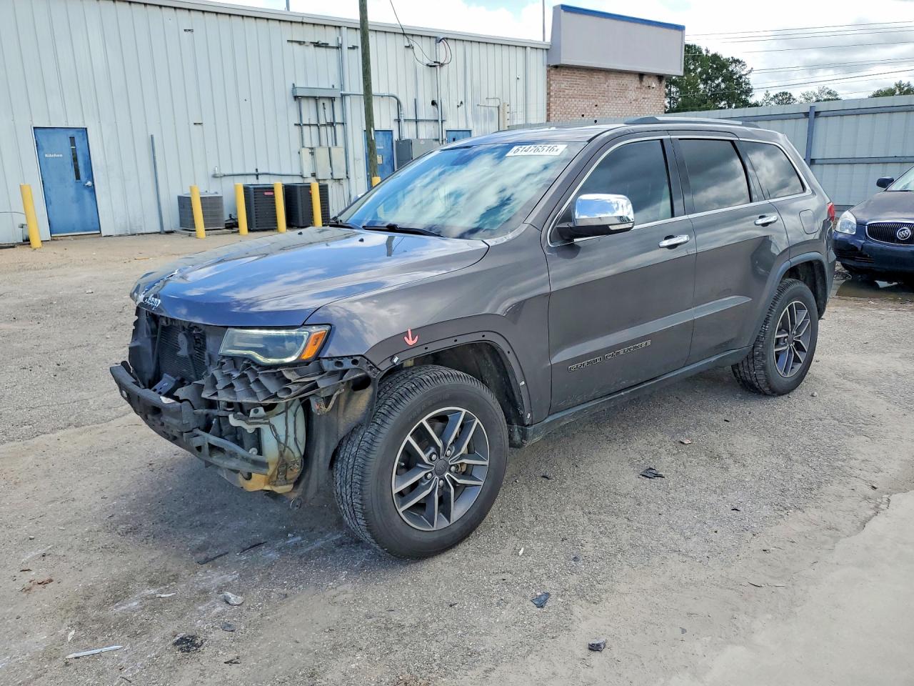 2019 Jeep Grand Cherokee Limited Серый vin: 1C4RJEBG2KC751680
