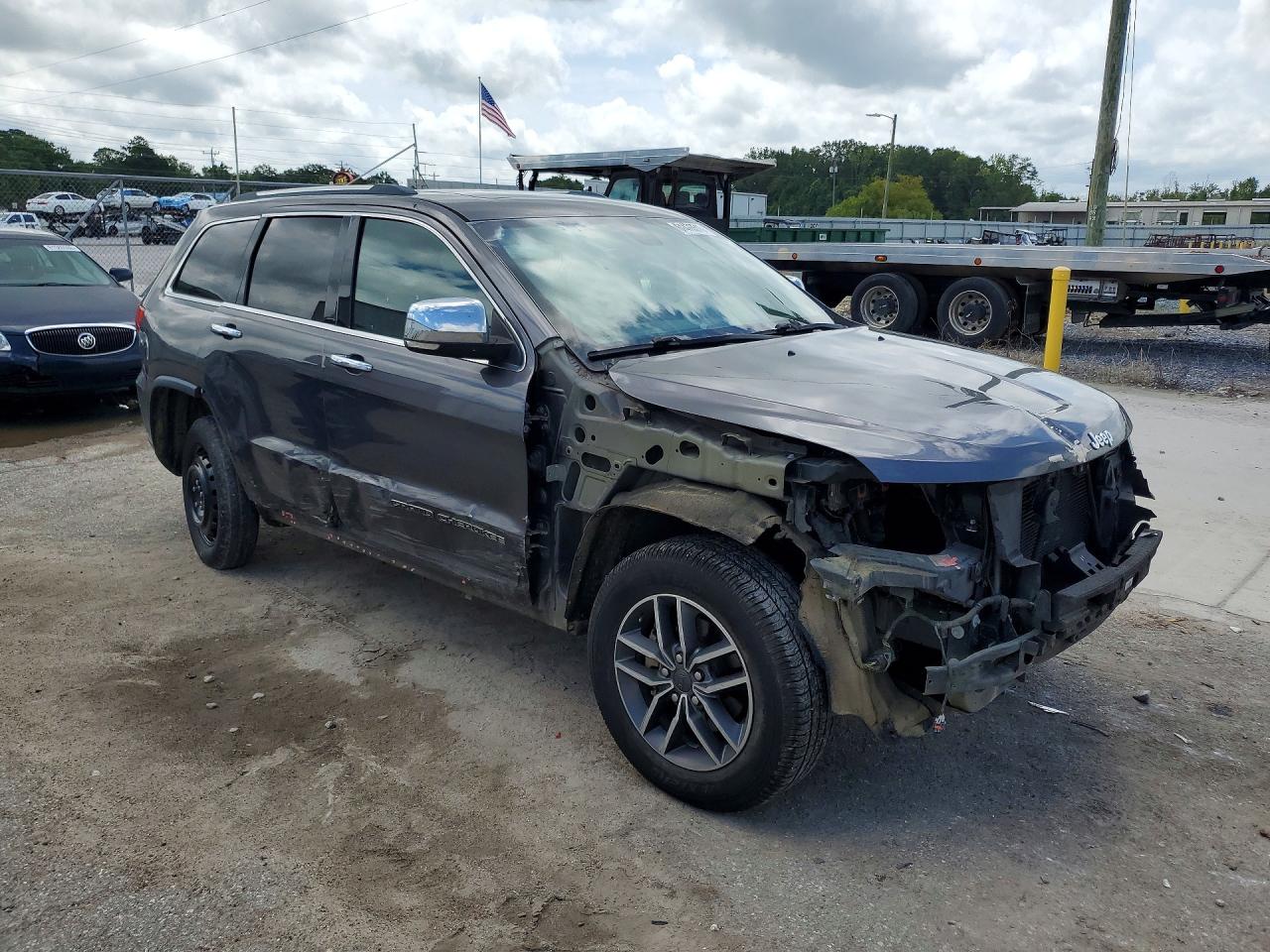 2019 Jeep Grand Cherokee Limited Gray vin: 1C4RJEBG2KC751680