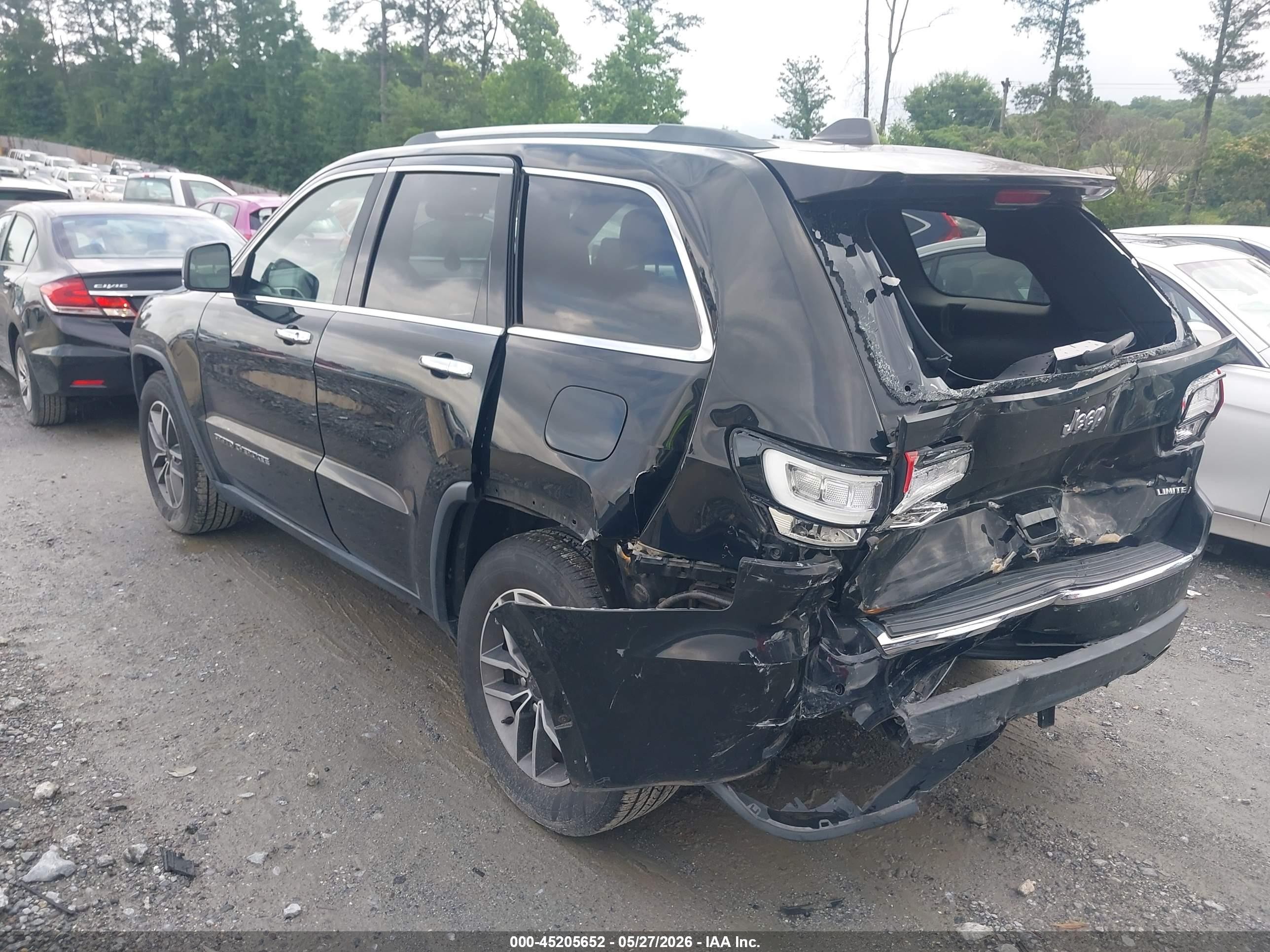 2020 Jeep Grand Cherokee Limited 4x2 Черный vin: 1C4RJEBG2LC265954