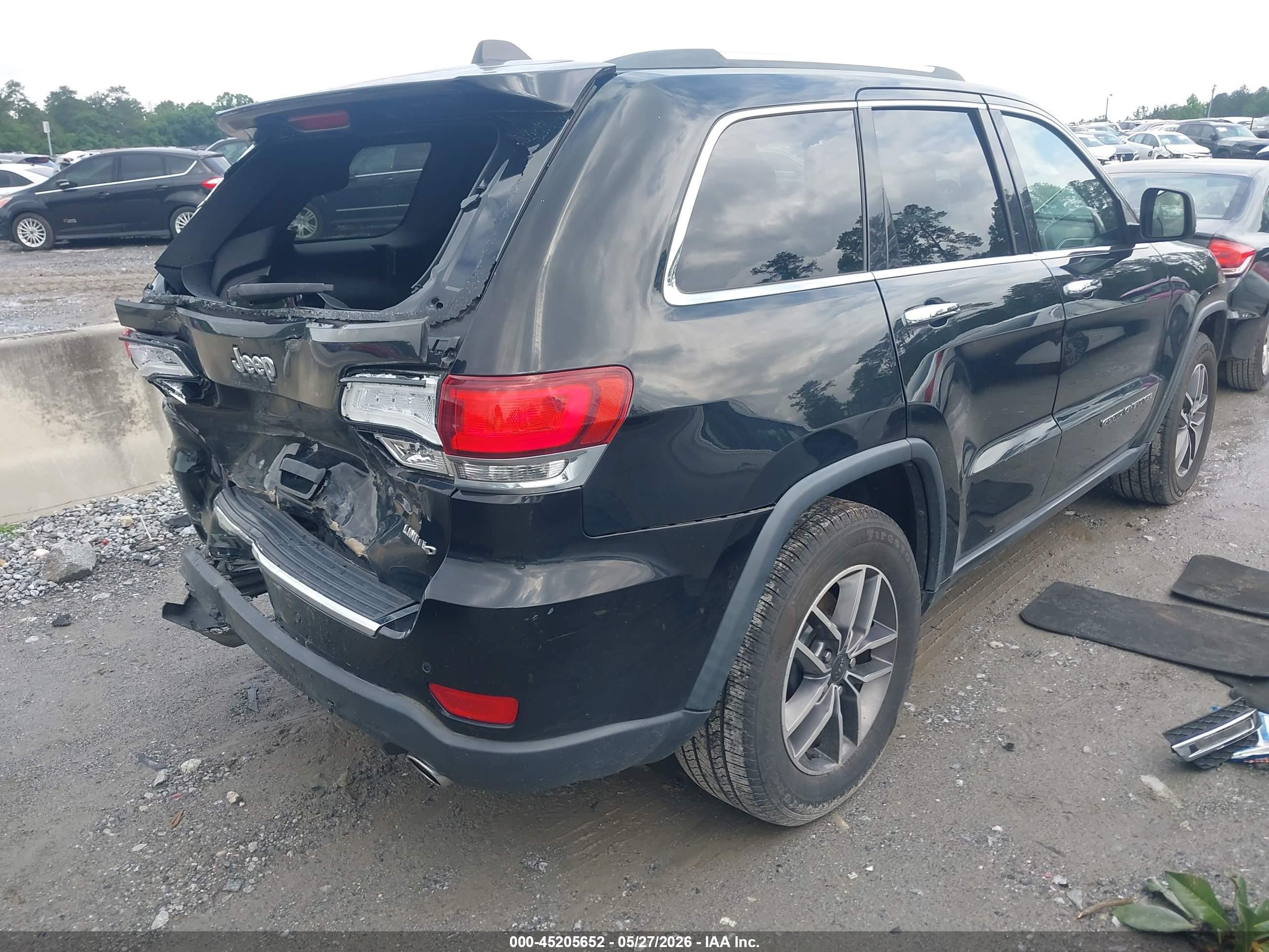 2020 Jeep Grand Cherokee Limited 4x2 Черный vin: 1C4RJEBG2LC265954