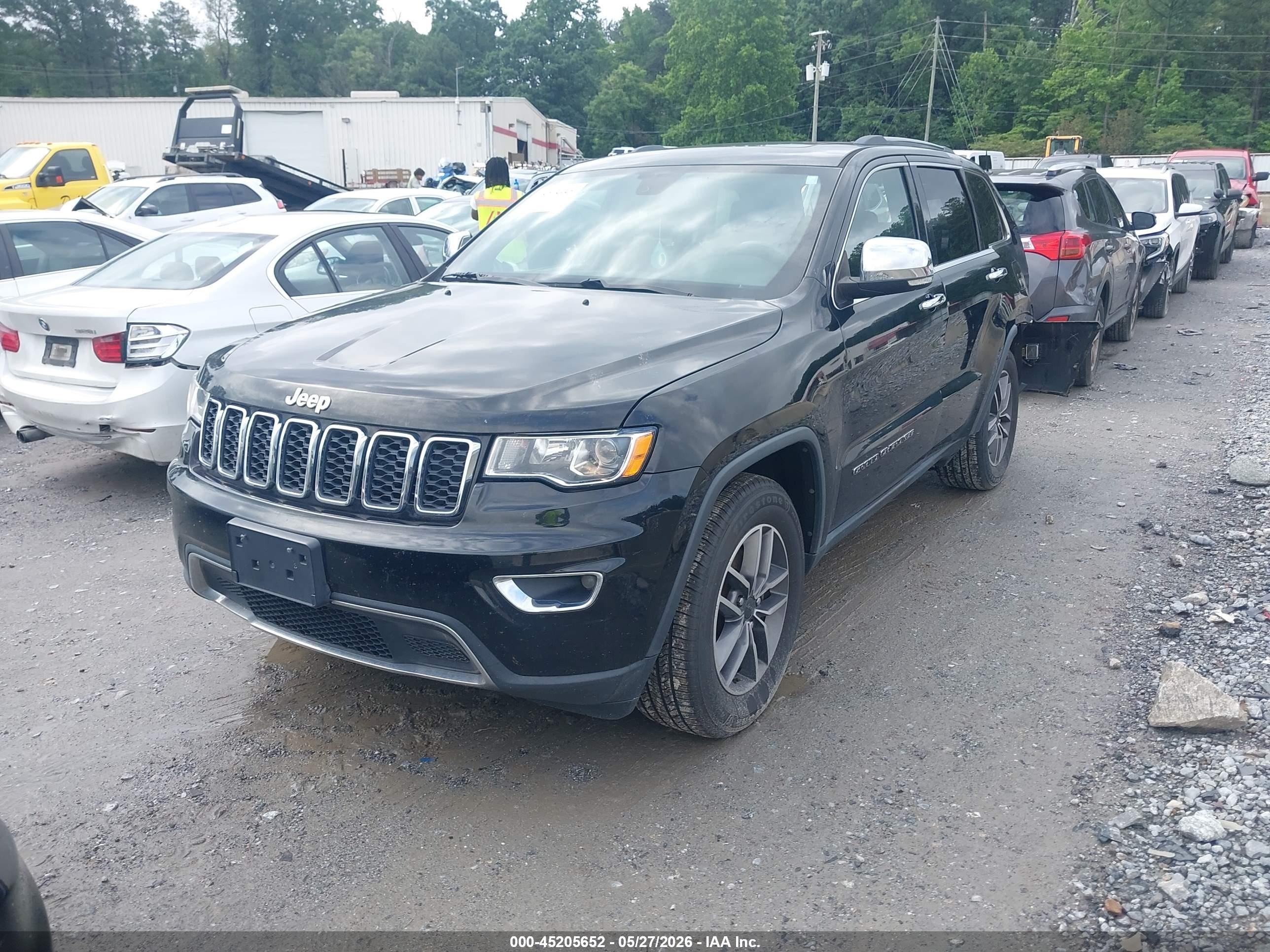 2020 Jeep Grand Cherokee Limited 4x2 Черный vin: 1C4RJEBG2LC265954