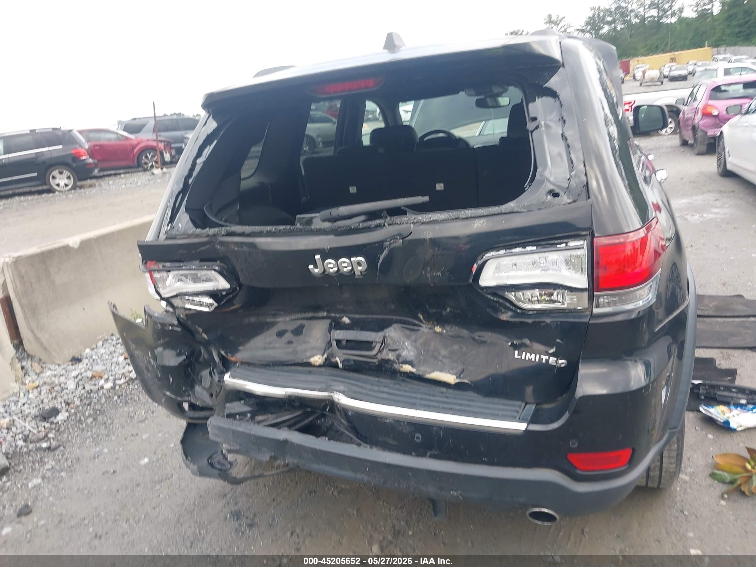 2020 Jeep Grand Cherokee Limited 4x2 Черный vin: 1C4RJEBG2LC265954