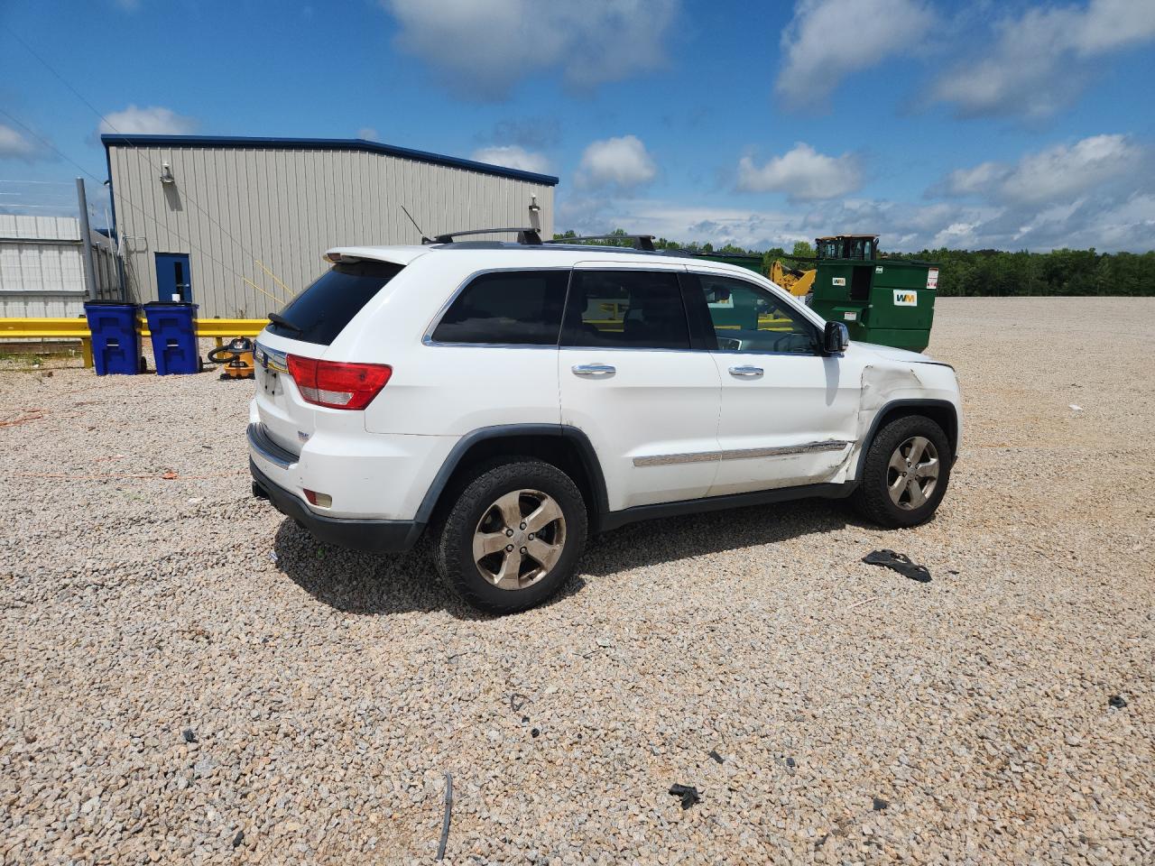 2013 Jeep Grand Cherokee Limited White vin: 1C4RJEBG3DC644835