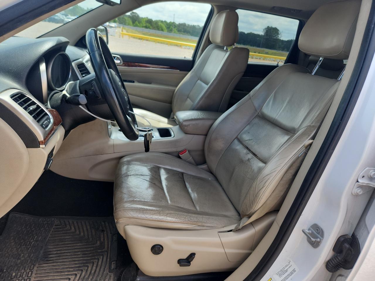 2013 Jeep Grand Cherokee Limited White vin: 1C4RJEBG3DC644835
