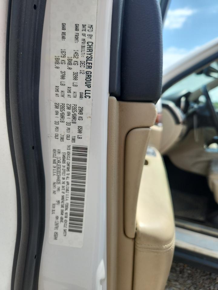 2013 Jeep Grand Cherokee Limited White vin: 1C4RJEBG3DC644835