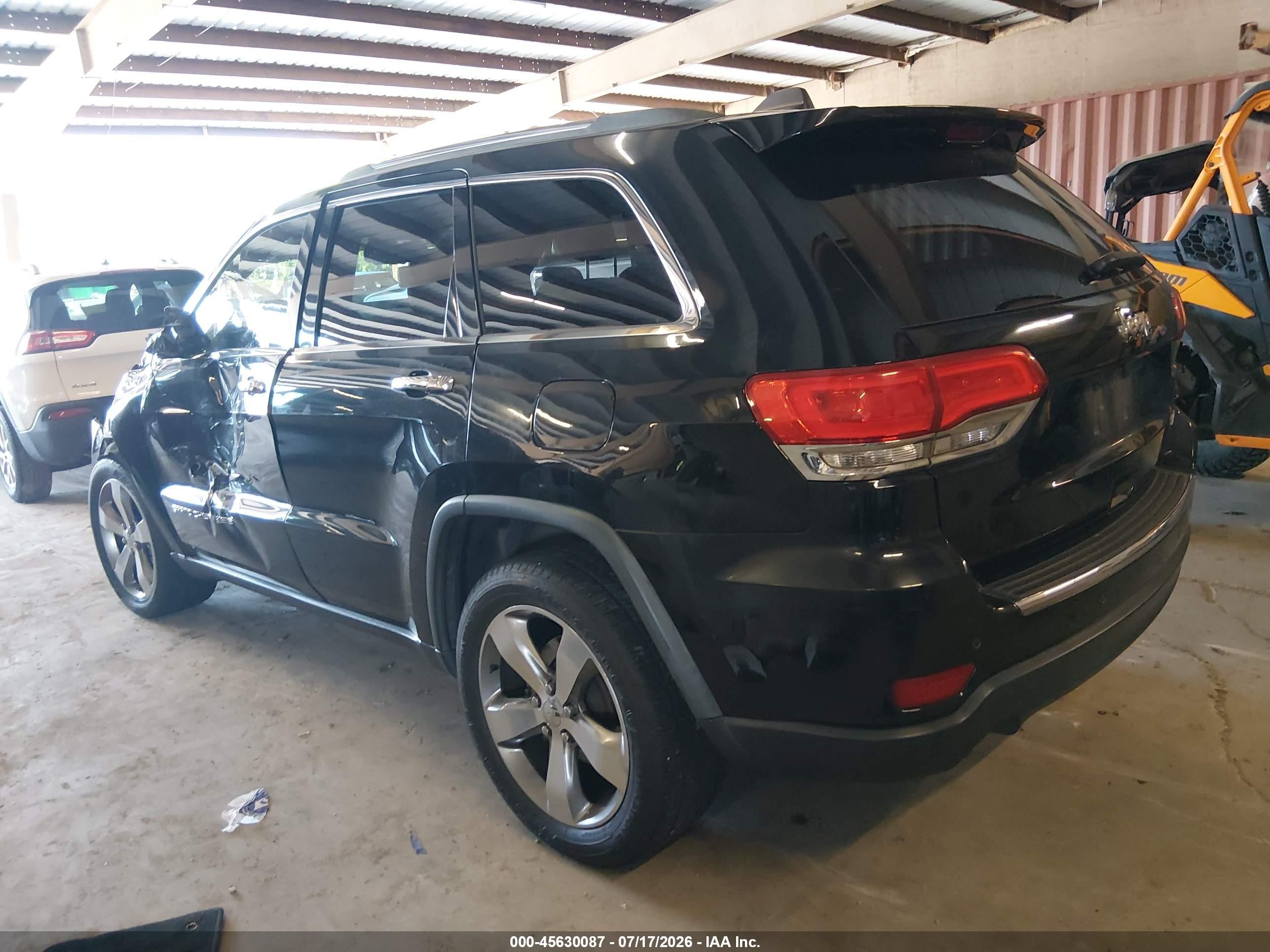 2014 Jeep Grand Cherokee Limited Black vin: 1C4RJEBG3EC157569