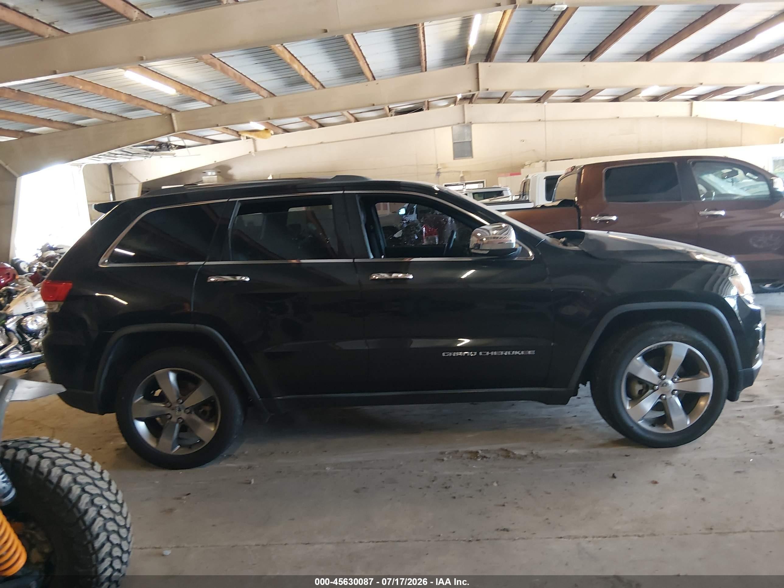 2014 Jeep Grand Cherokee Limited Black vin: 1C4RJEBG3EC157569