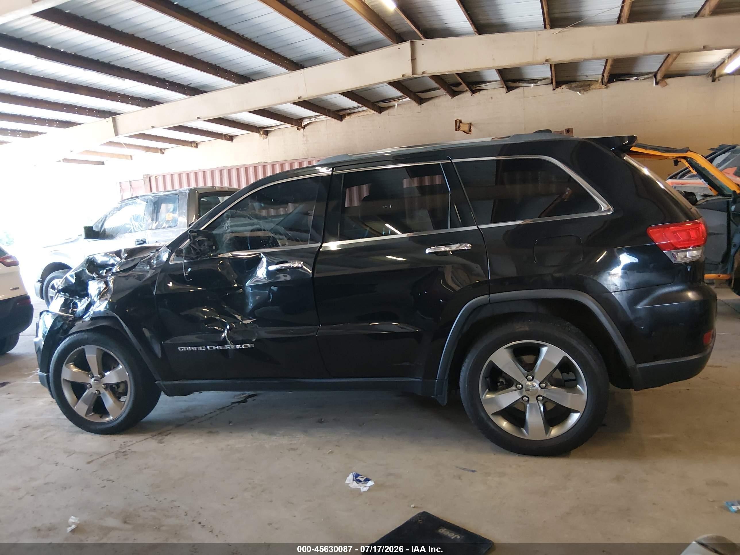 2014 Jeep Grand Cherokee Limited Black vin: 1C4RJEBG3EC157569