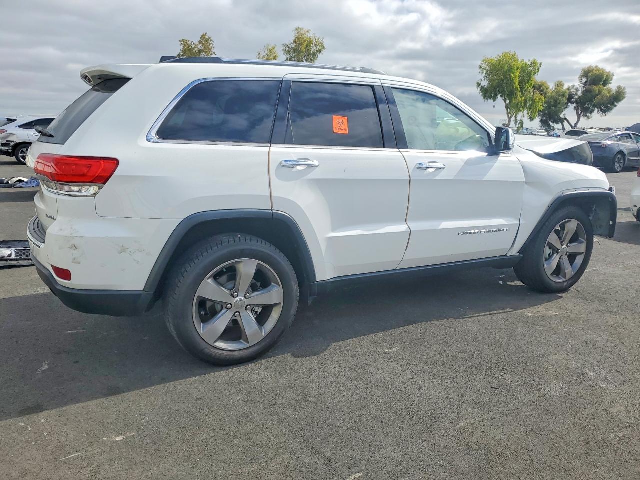 2014 Jeep Grand Cherokee Limited Белый vin: 1C4RJEBG3EC182746