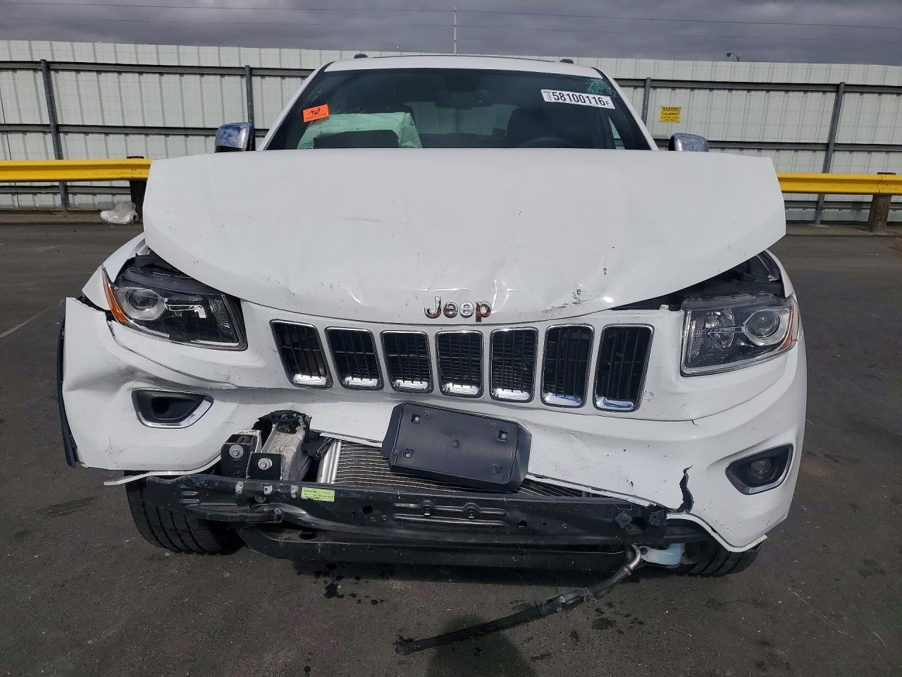 2014 Jeep Grand Cherokee Limited Белый vin: 1C4RJEBG3EC182746