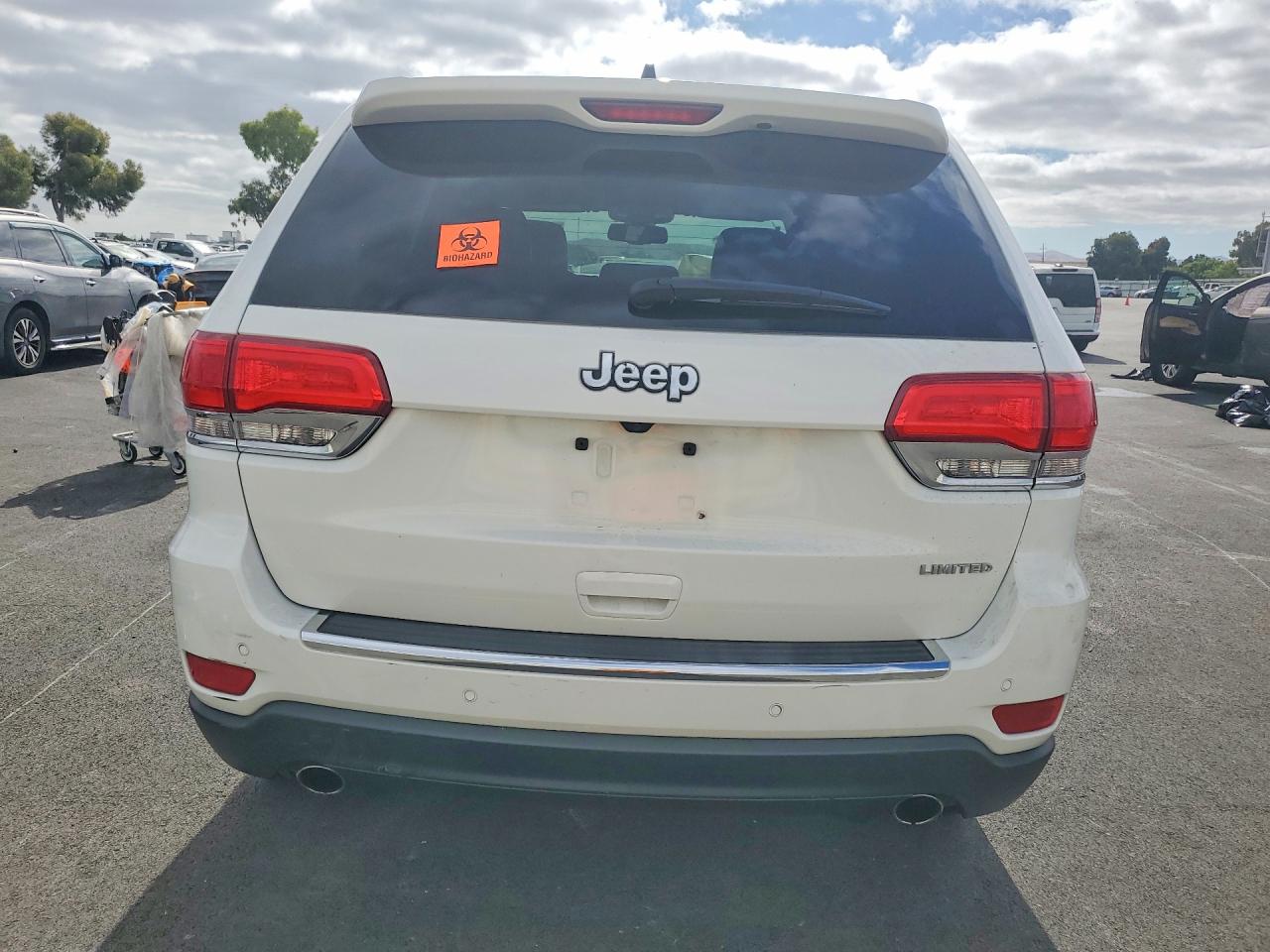 2014 Jeep Grand Cherokee Limited Белый vin: 1C4RJEBG3EC182746