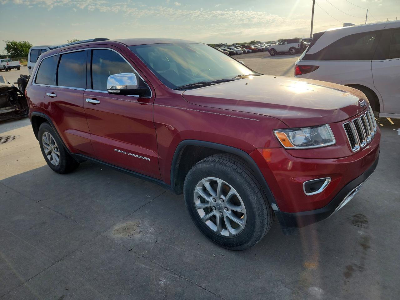 2014 Jeep Grand Cherokee Limited Red vin: 1C4RJEBG3EC185615
