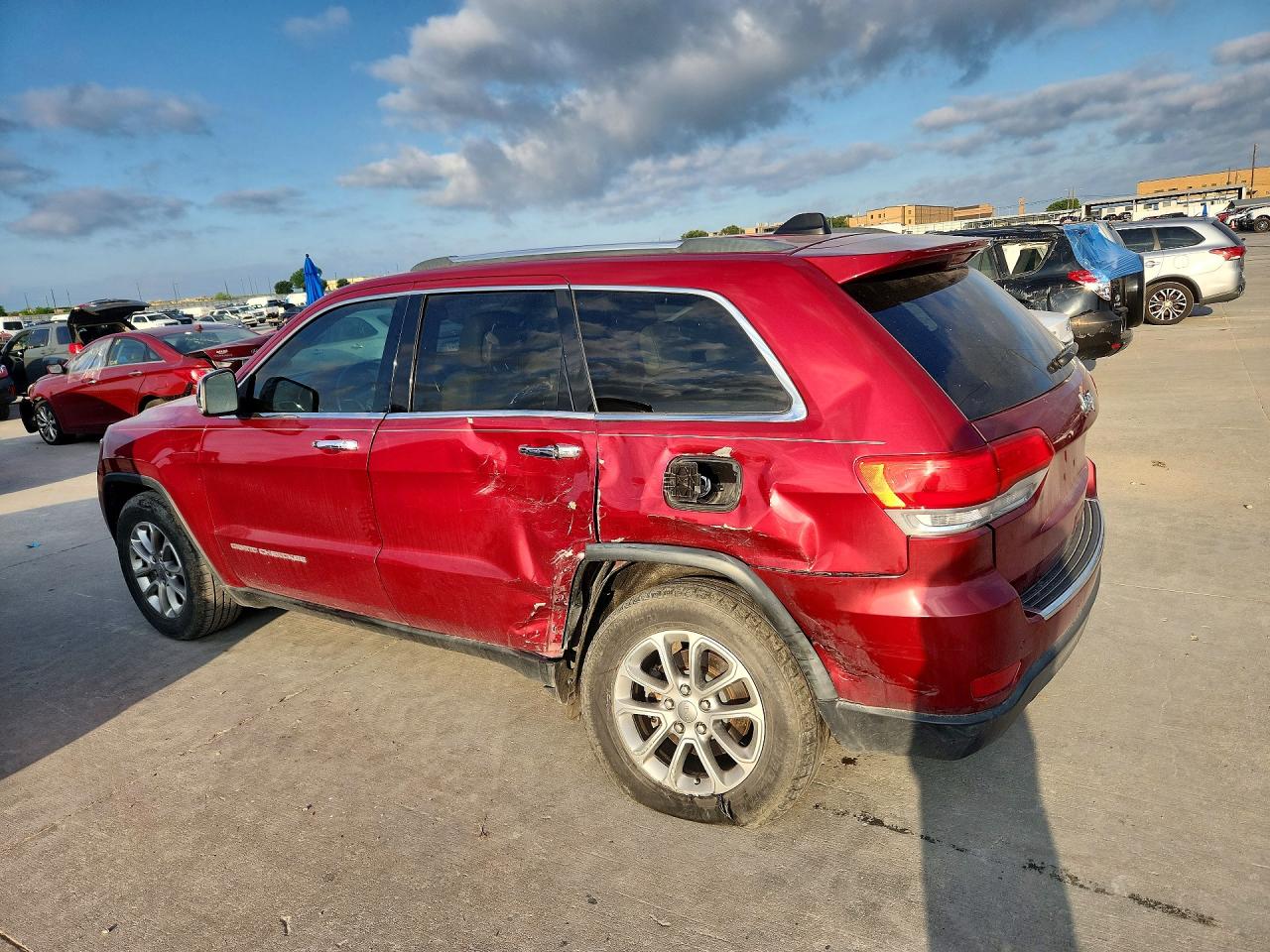 2014 Jeep Grand Cherokee Limited Red vin: 1C4RJEBG3EC185615