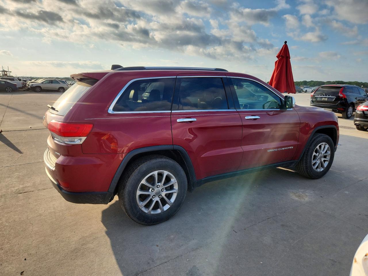 2014 Jeep Grand Cherokee Limited Red vin: 1C4RJEBG3EC185615