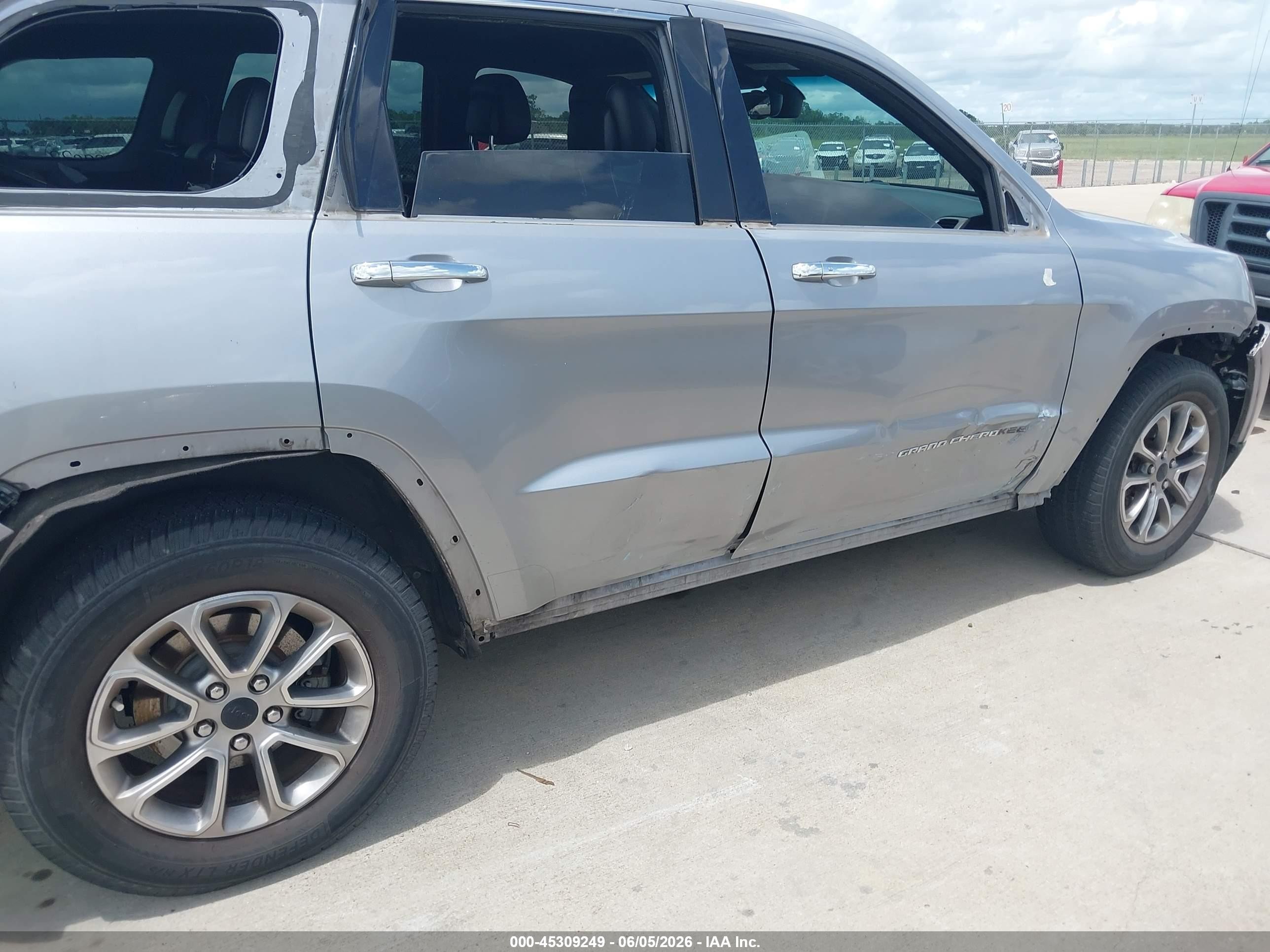 2014 Jeep Grand Cherokee Limited Gray vin: 1C4RJEBG3EC201697