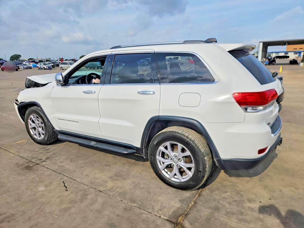 2014 Jeep Grand Cherokee Limited White vin: 1C4RJEBG3EC217950