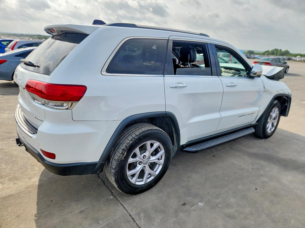 2014 Jeep Grand Cherokee Limited White vin: 1C4RJEBG3EC217950
