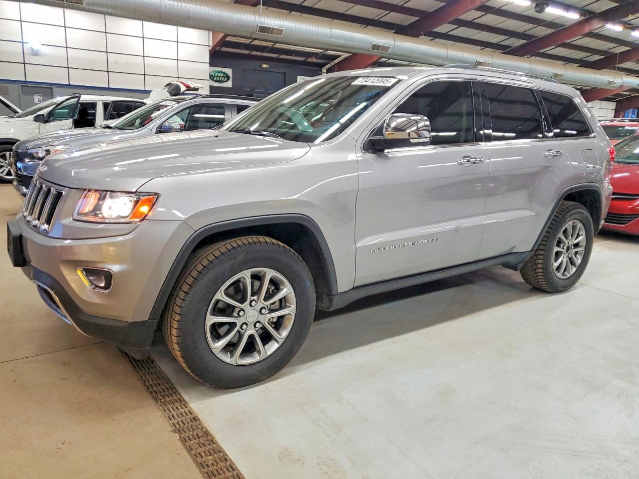 2014 Jeep Grand Cherokee Limited Silver vin: 1C4RJEBG3EC519576