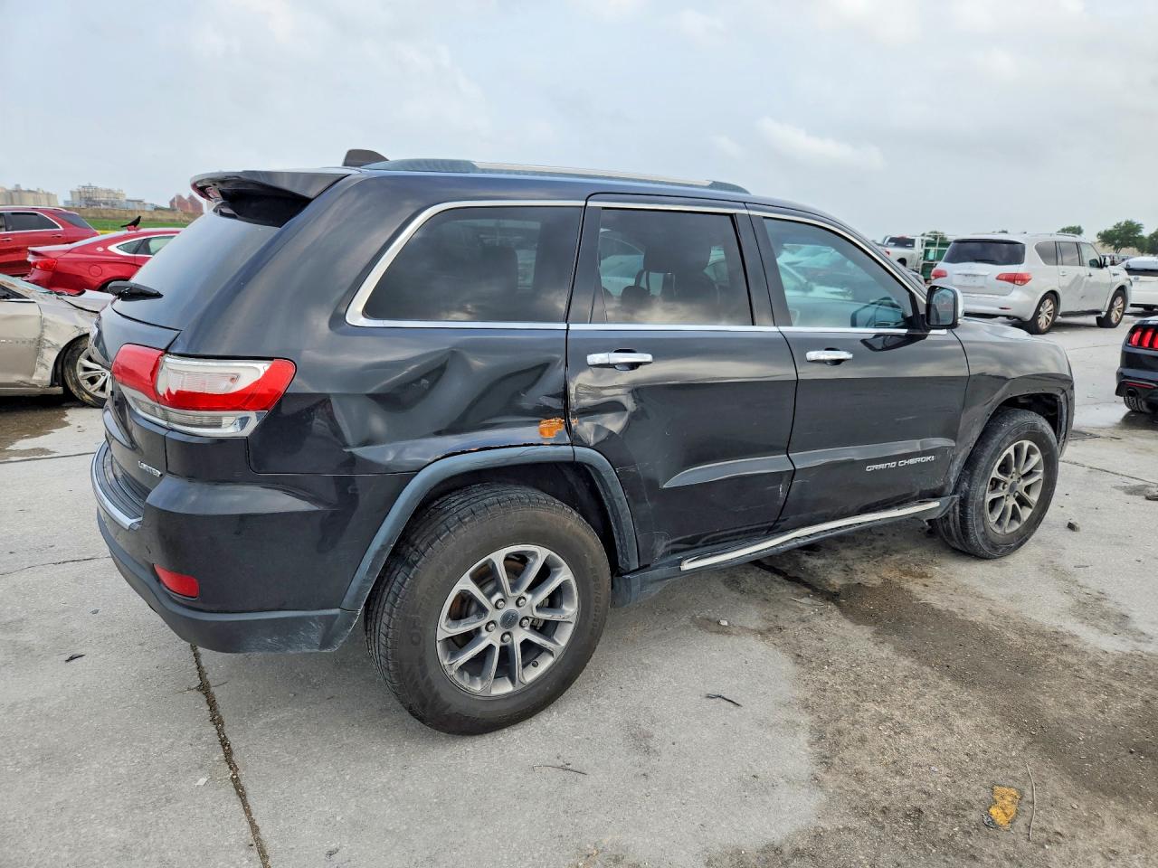 2014 Jeep Grand Cherokee Limited Black vin: 1C4RJEBG3EC574075