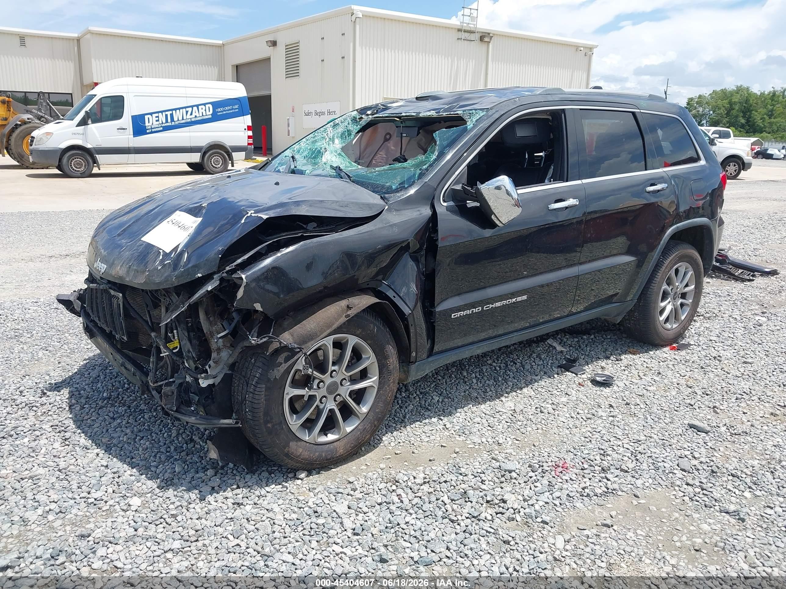 2015 Jeep Grand Cherokee Limited Black vin: 1C4RJEBG3FC118806