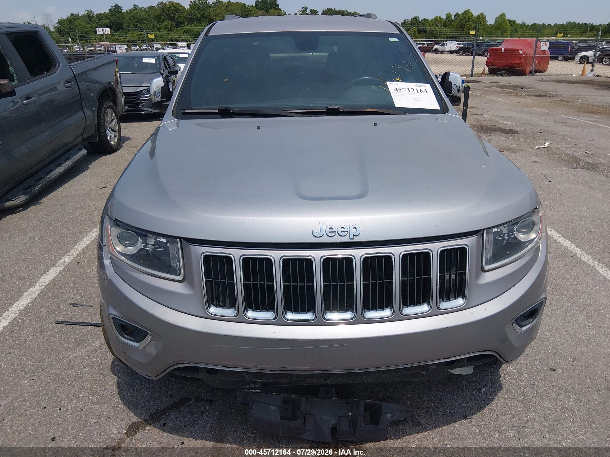 2015 Jeep Grand Cherokee Limited Silver vin: 1C4RJEBG3FC192985