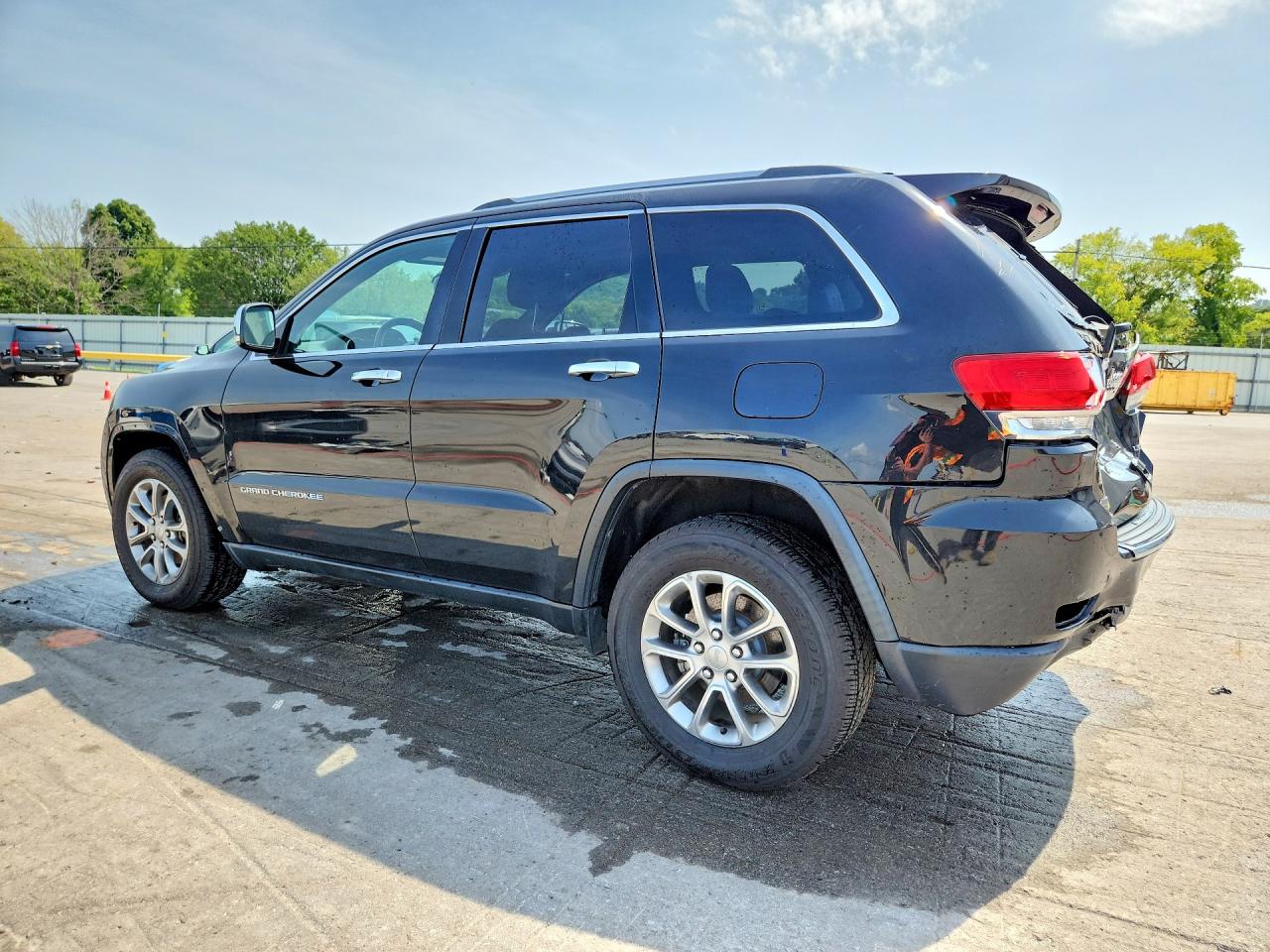 2015 Jeep Grand Cherokee Limited Black vin: 1C4RJEBG3FC218100