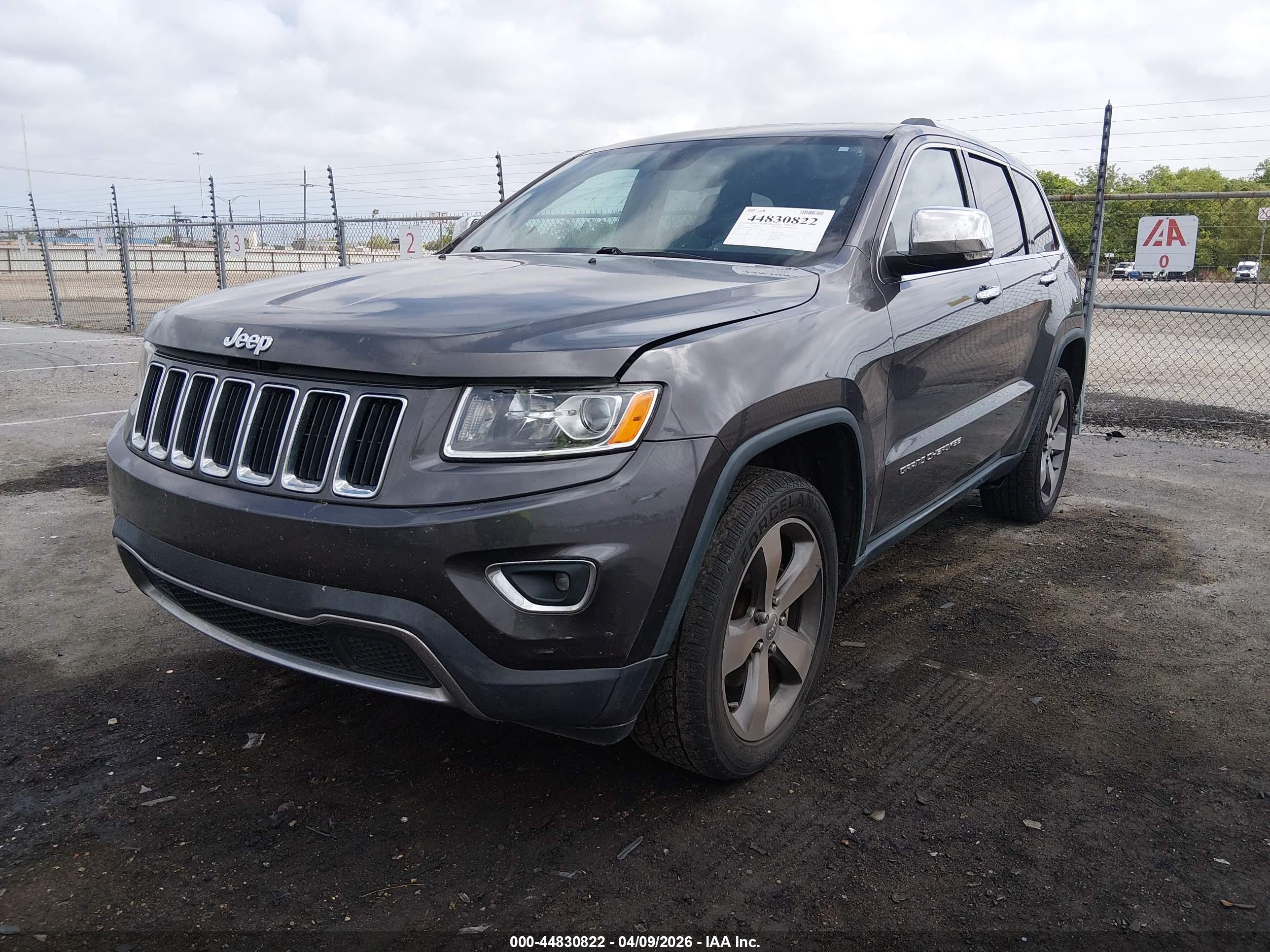 2015 Jeep Grand Cherokee Limited Gray vin: 1C4RJEBG3FC635345