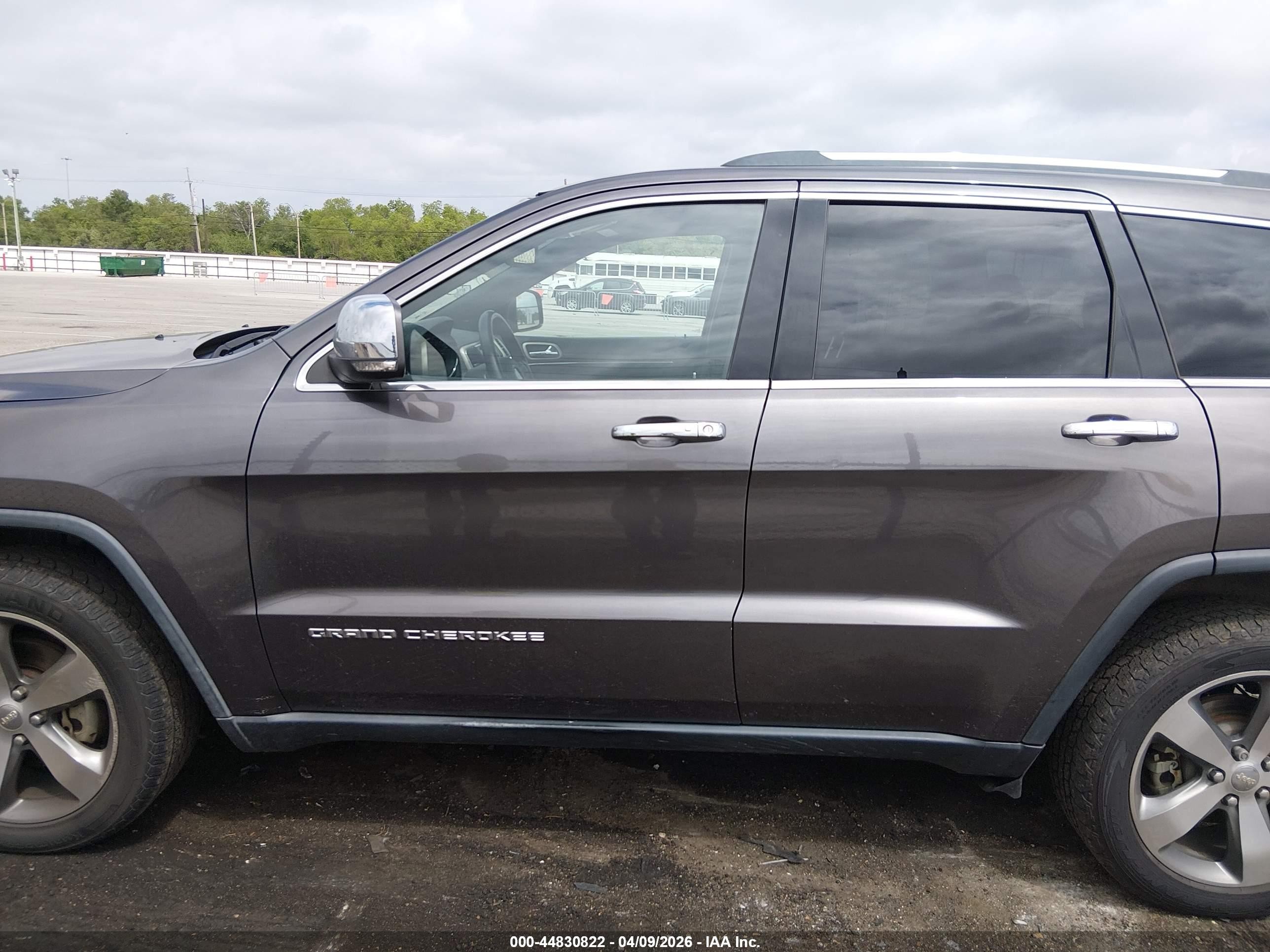 2015 Jeep Grand Cherokee Limited Gray vin: 1C4RJEBG3FC635345
