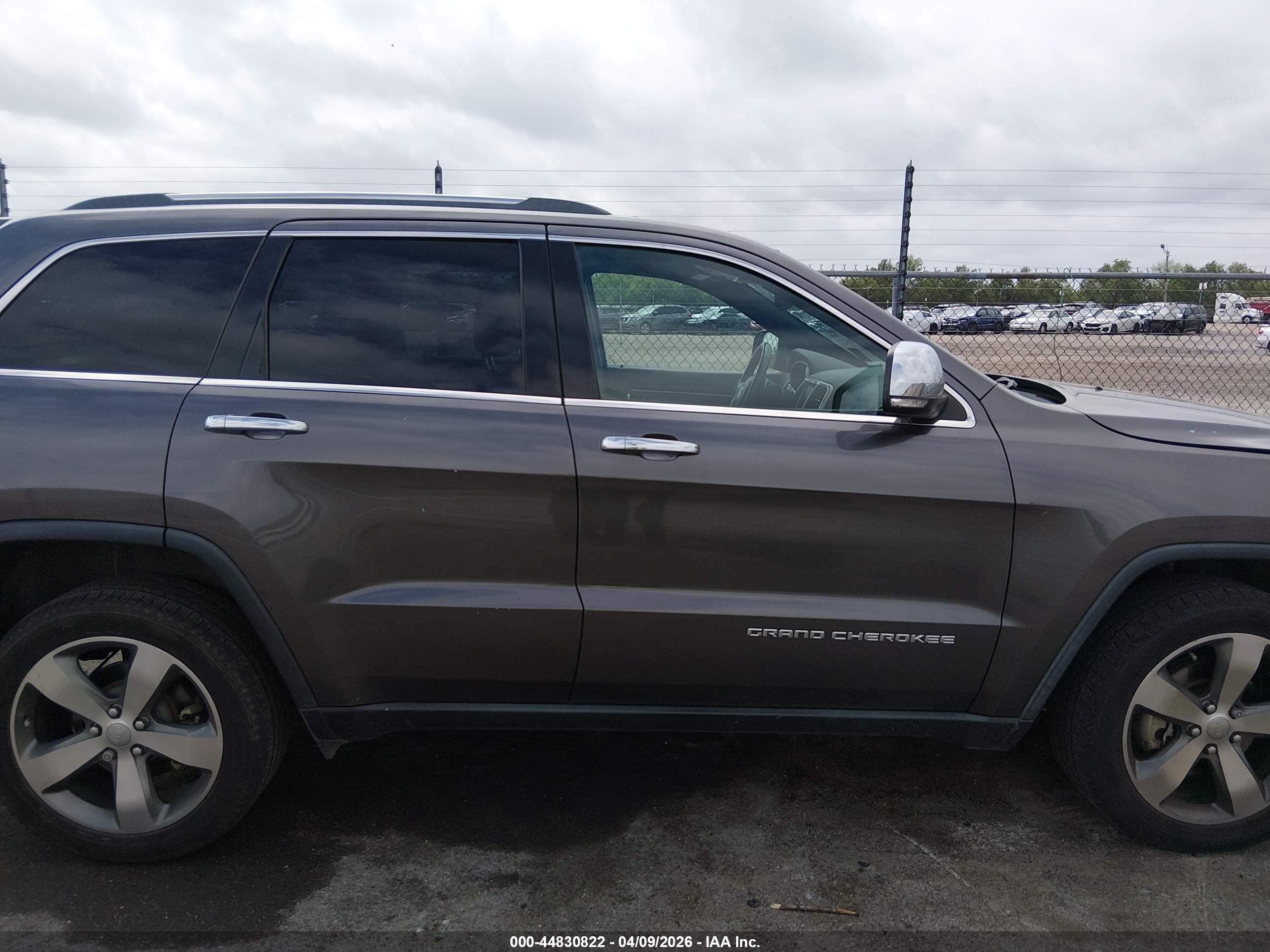 2015 Jeep Grand Cherokee Limited Gray vin: 1C4RJEBG3FC635345