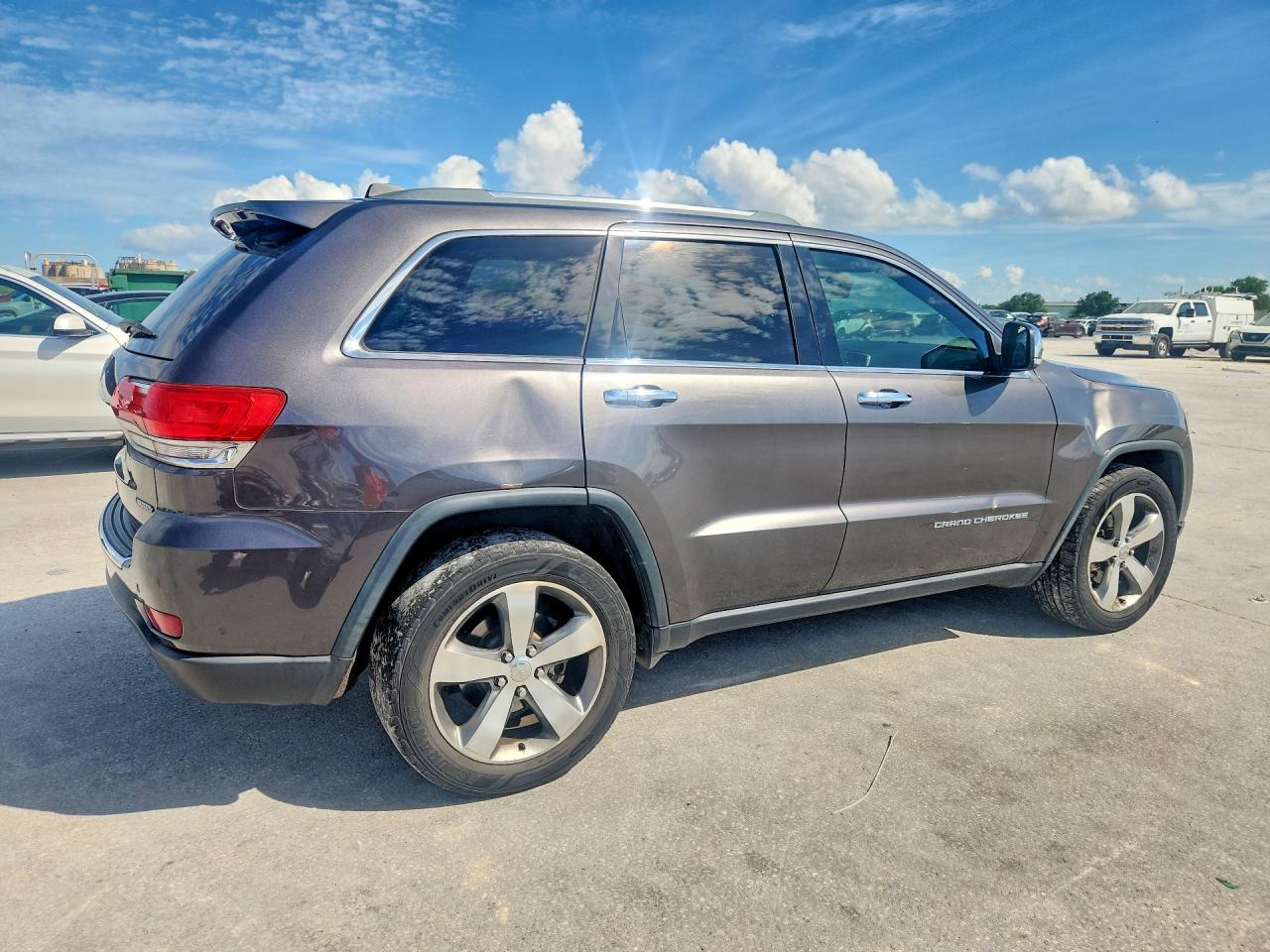 2015 Jeep Grand Cherokee Limited Gray vin: 1C4RJEBG3FC654705