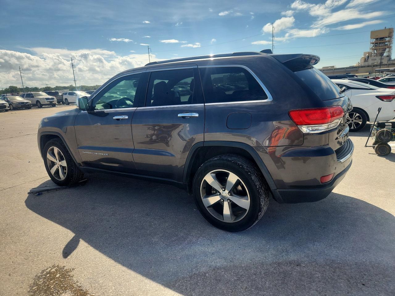 2015 Jeep Grand Cherokee Limited Gray vin: 1C4RJEBG3FC654705