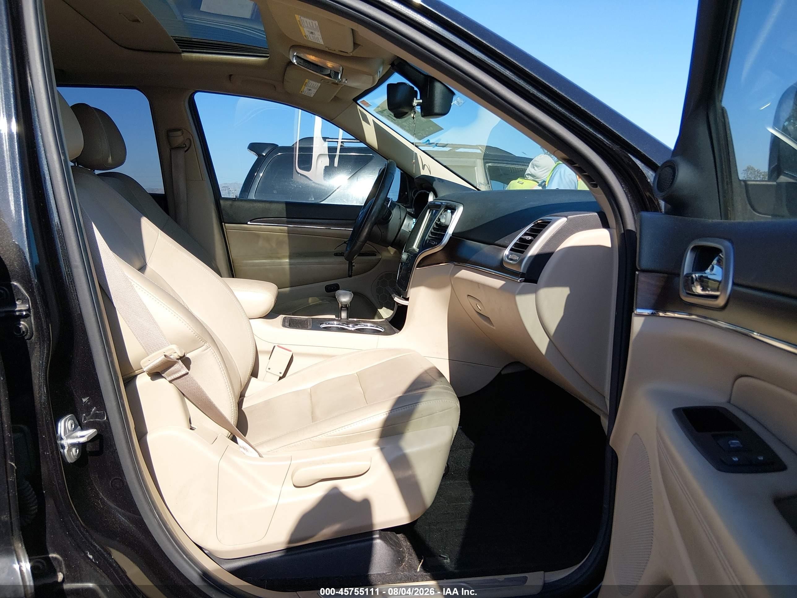 2015 Jeep Grand Cherokee Limited Black vin: 1C4RJEBG3FC678406