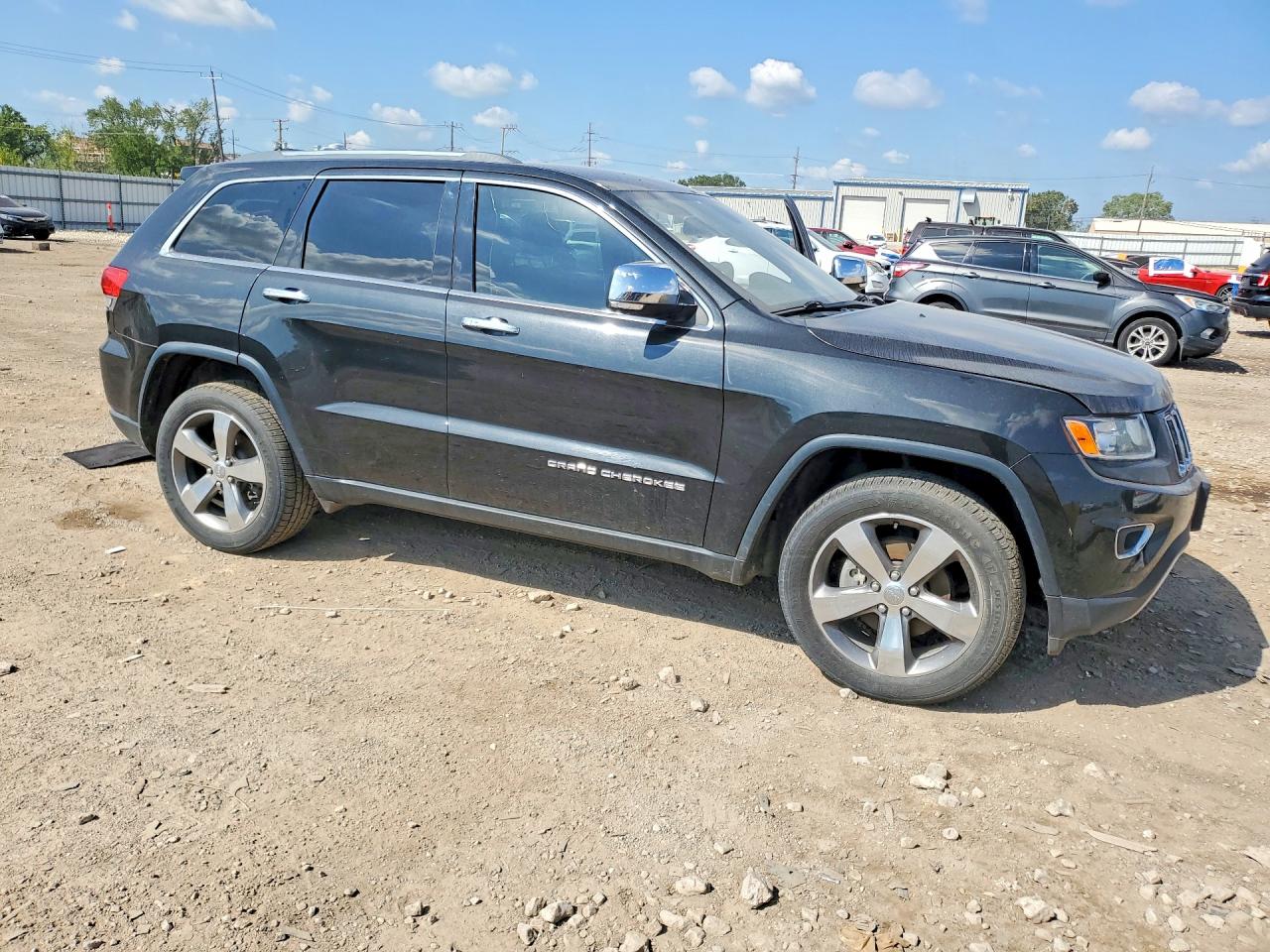 2015 Jeep Grand Cherokee Limited Gray vin: 1C4RJEBG3FC713686