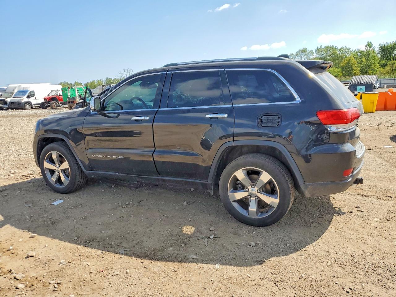 2015 Jeep Grand Cherokee Limited Gray vin: 1C4RJEBG3FC713686