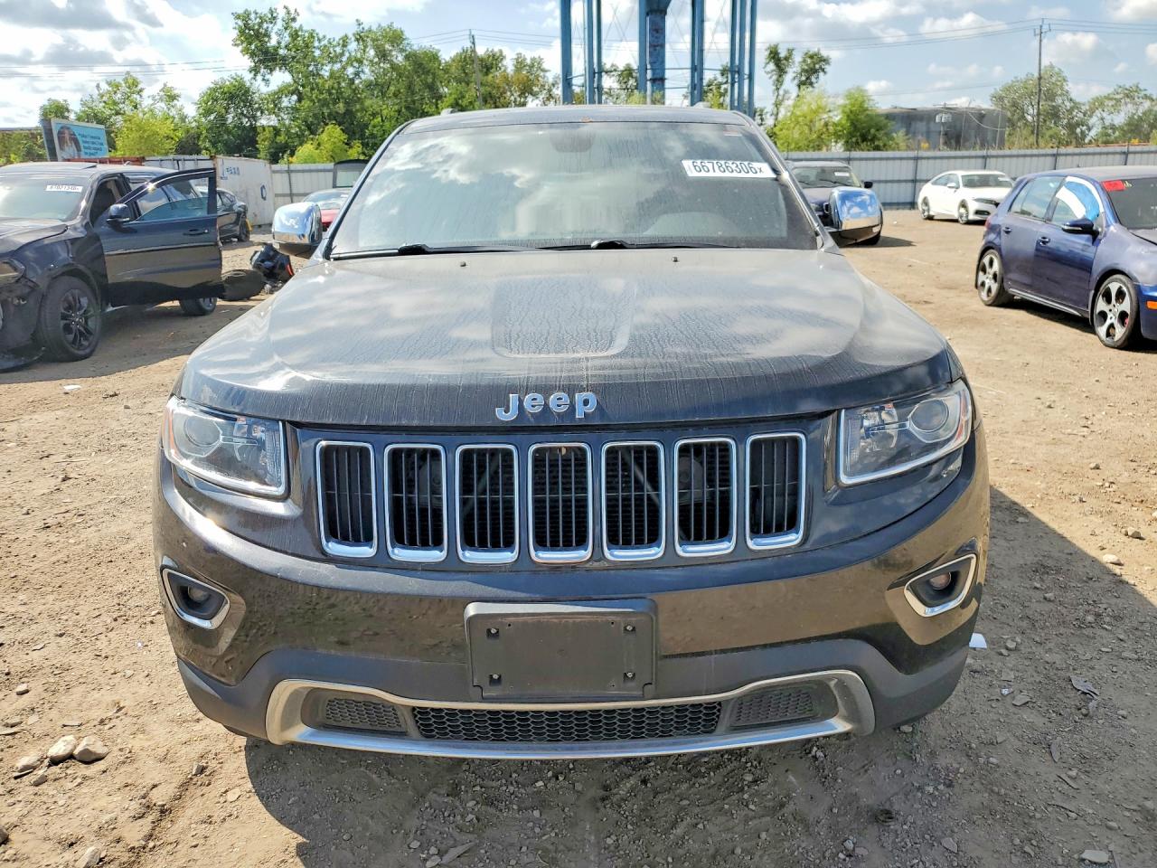 2015 Jeep Grand Cherokee Limited Gray vin: 1C4RJEBG3FC713686