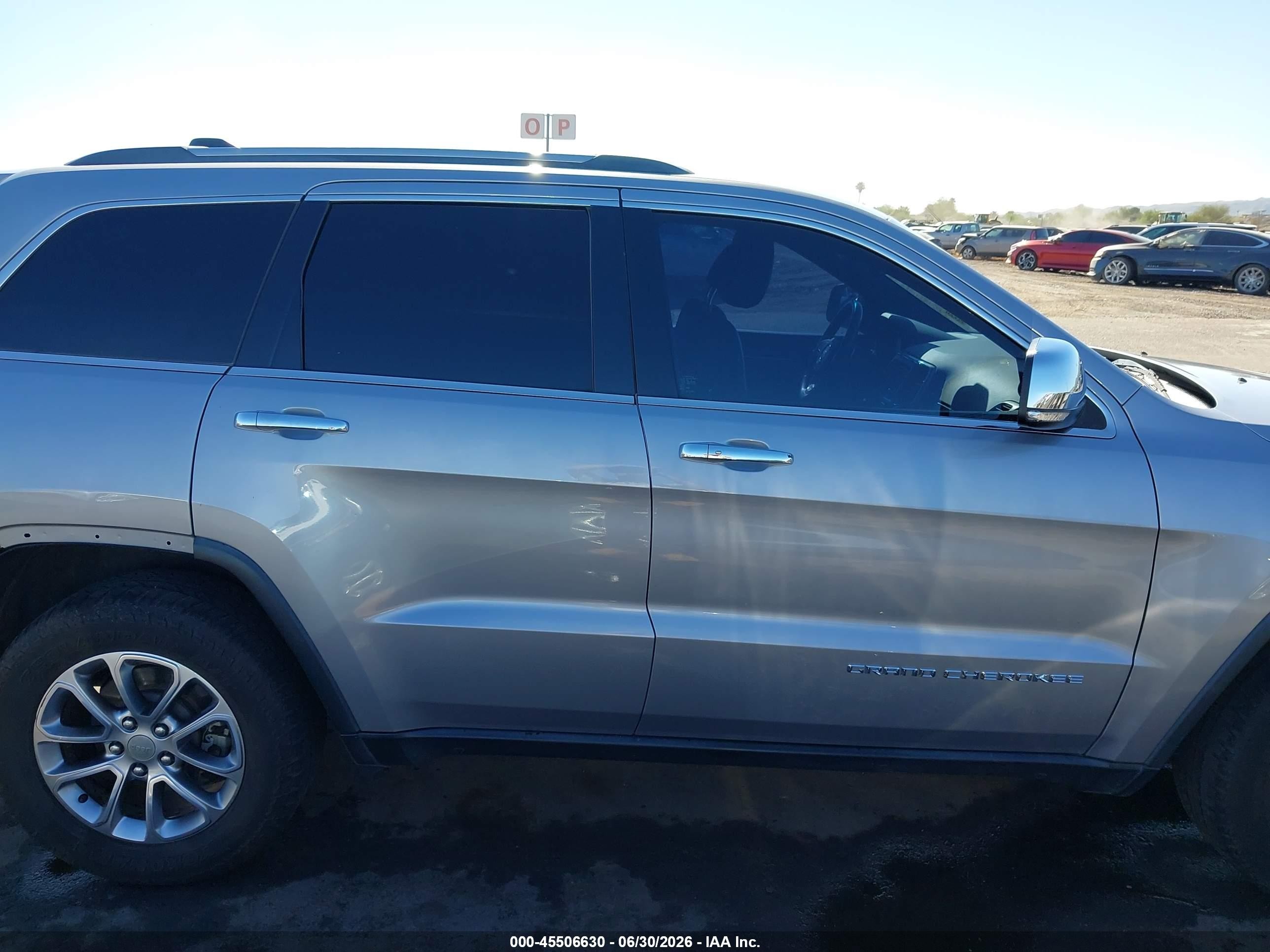 2015 Jeep Grand Cherokee Limited Gray vin: 1C4RJEBG3FC718757