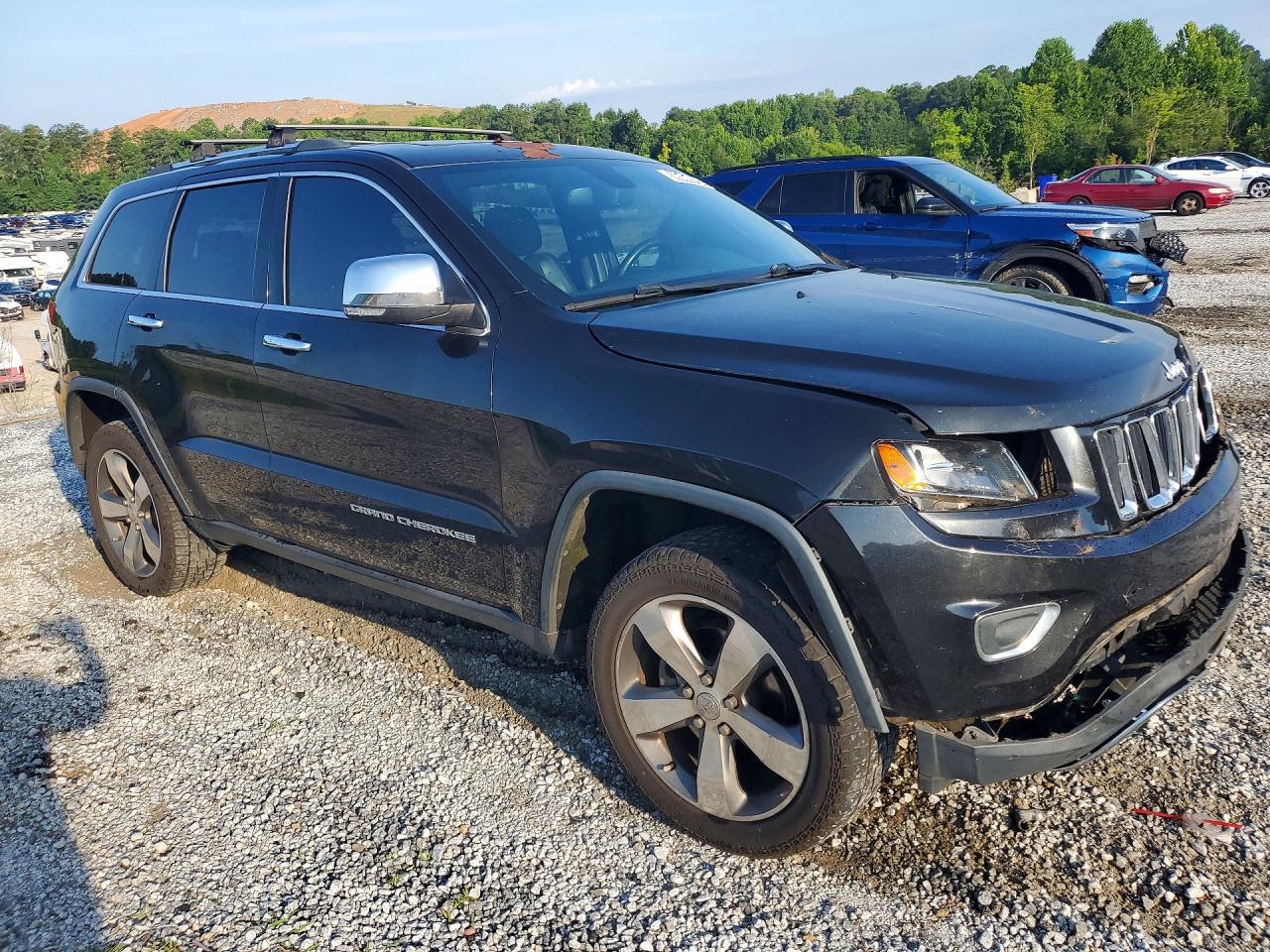 2015 Jeep Grand Cherokee Limited Black vin: 1C4RJEBG3FC749863