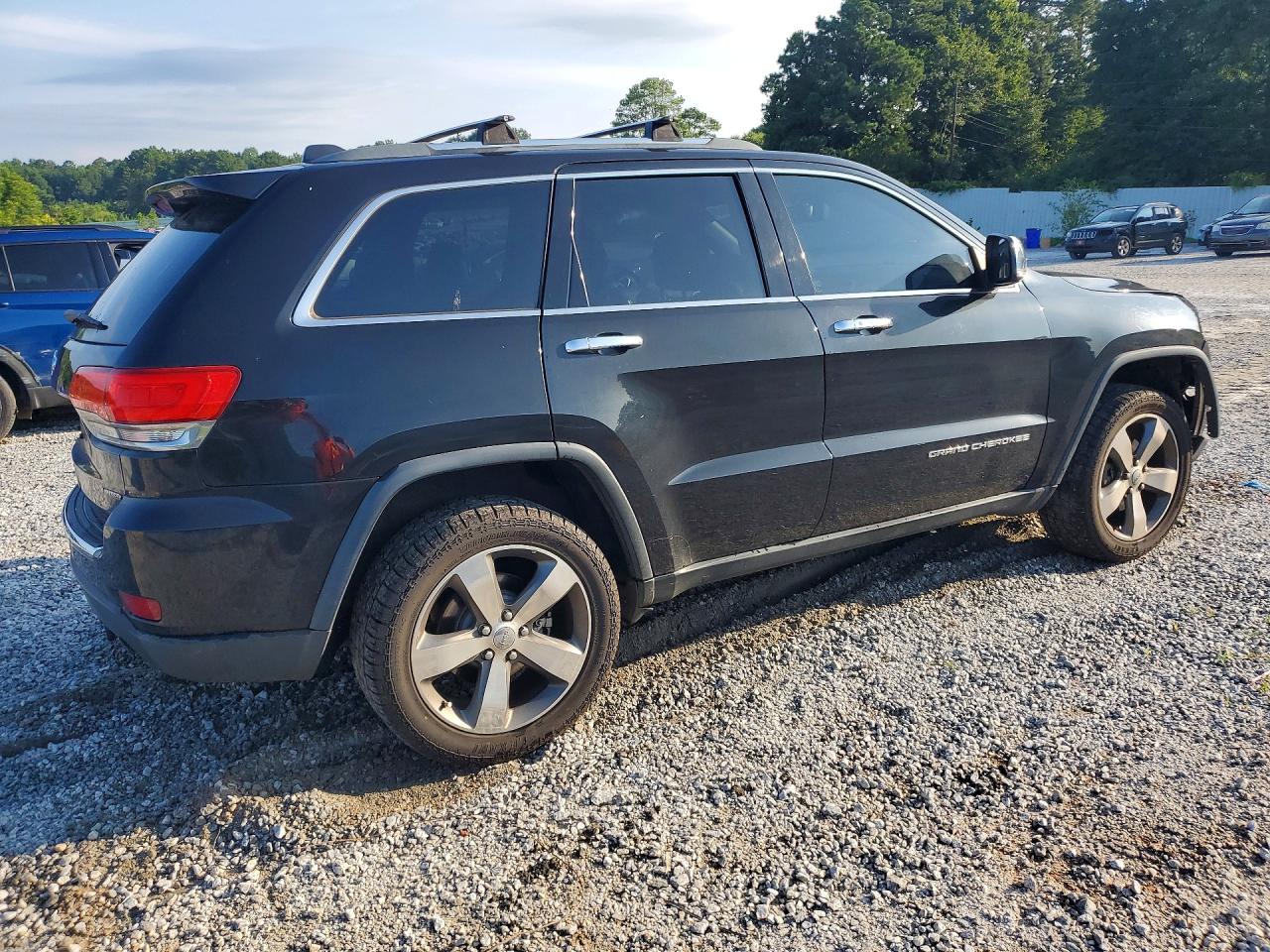 2015 Jeep Grand Cherokee Limited Black vin: 1C4RJEBG3FC749863