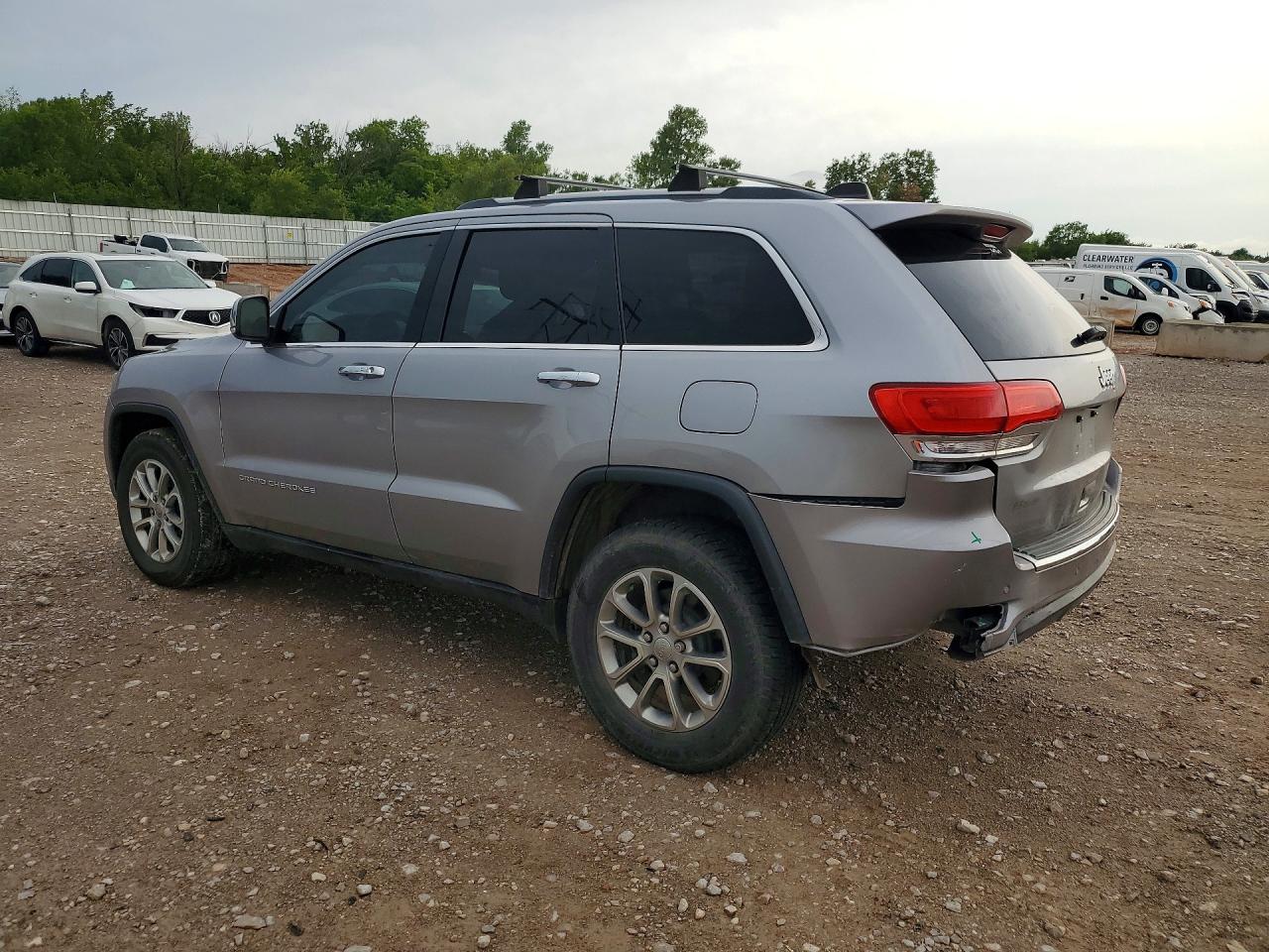 2015 Jeep Grand Cherokee Limited Silver vin: 1C4RJEBG3FC841099