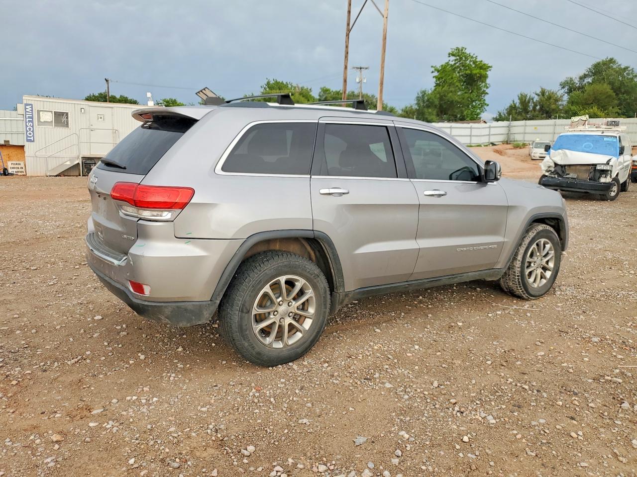 2015 Jeep Grand Cherokee Limited Silver vin: 1C4RJEBG3FC841099