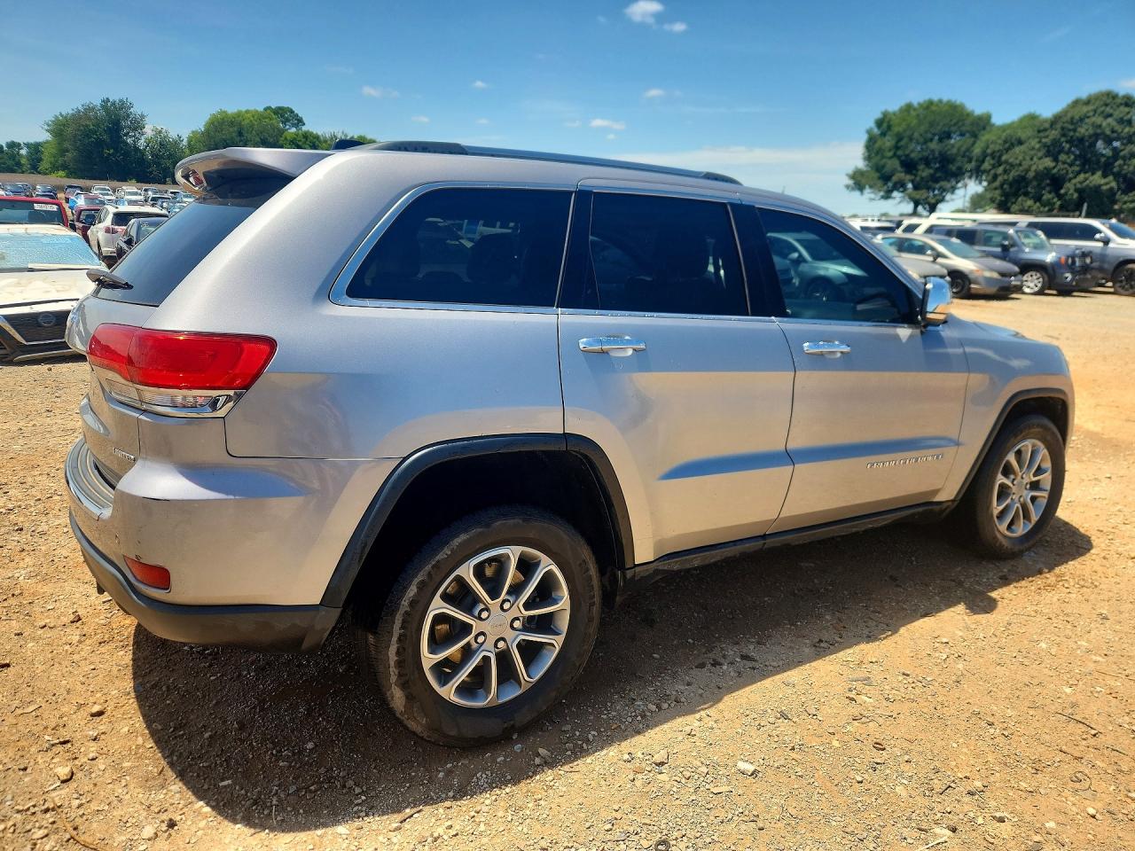 2016 Jeep Grand Cherokee Limited Silver vin: 1C4RJEBG3GC329179