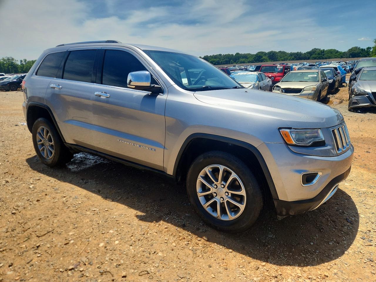 2016 Jeep Grand Cherokee Limited Silver vin: 1C4RJEBG3GC329179