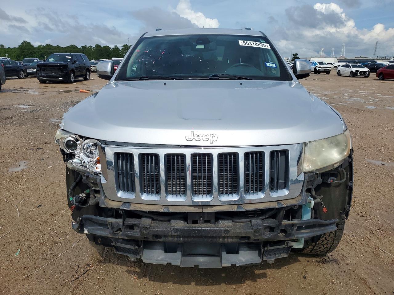 2012 Jeep Grand Cherokee Limited Серебряный vin: 1C4RJEBG4CC360242