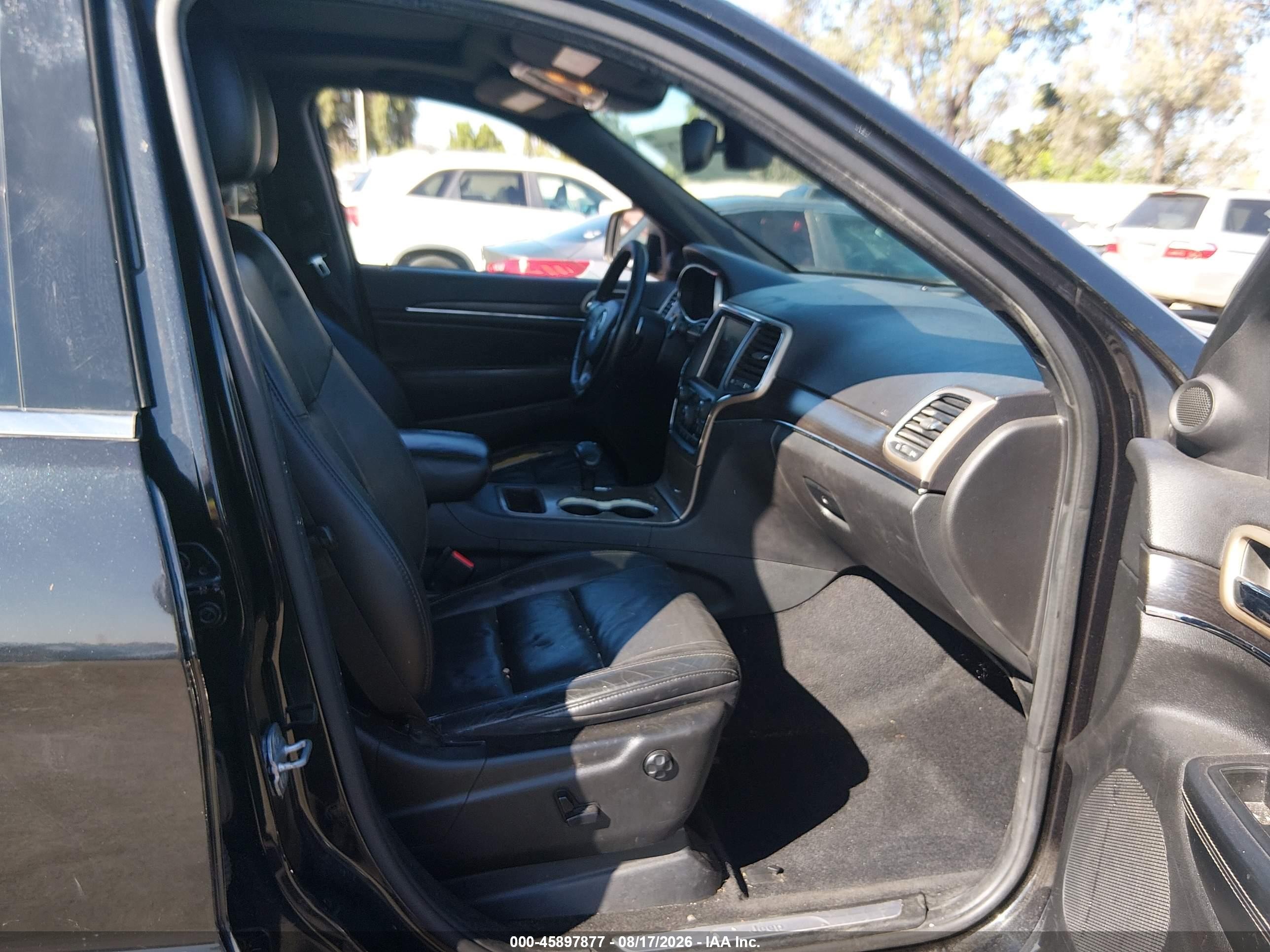 2014 Jeep Grand Cherokee Limited Black vin: 1C4RJEBG4EC191231