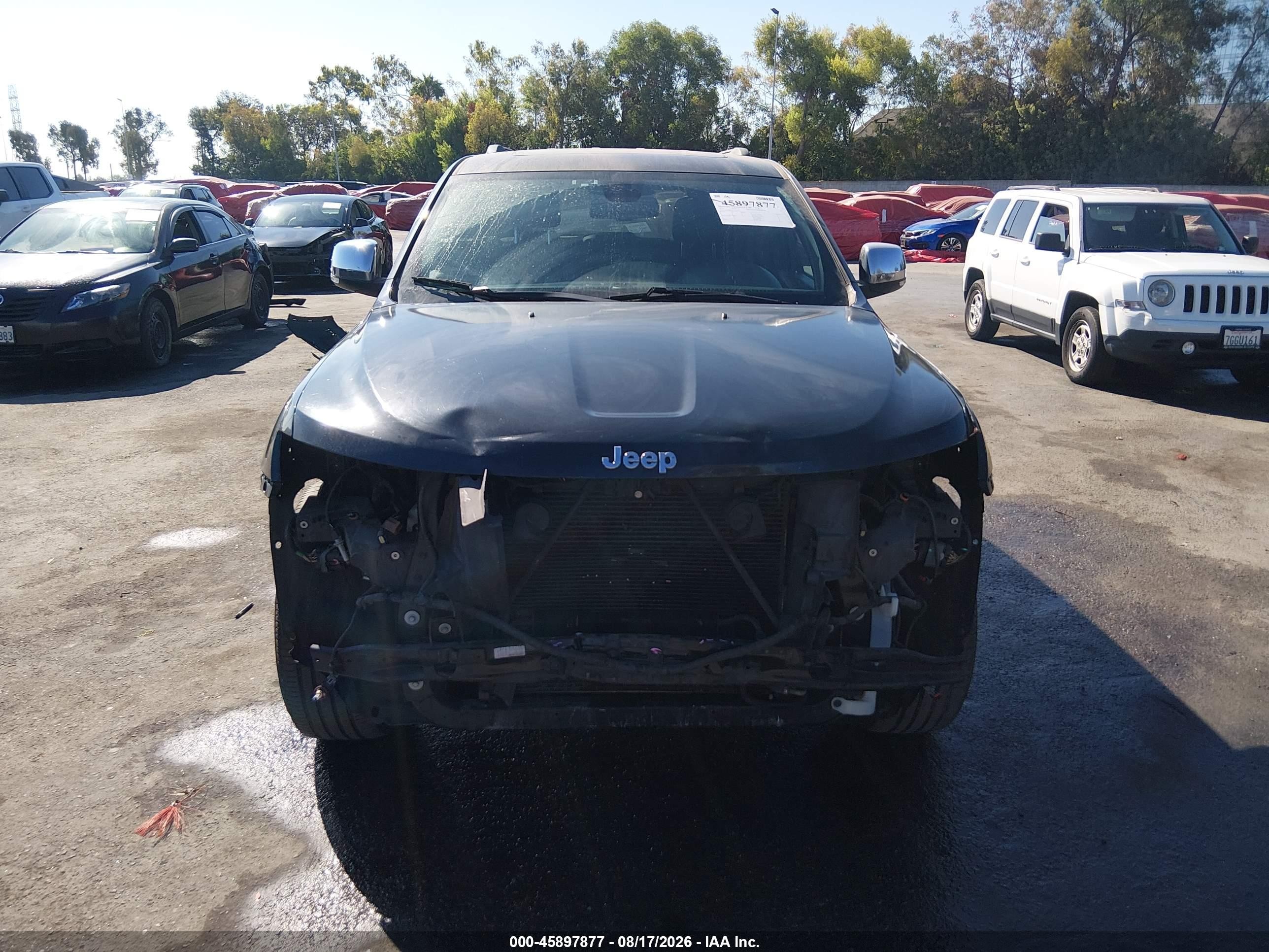 2014 Jeep Grand Cherokee Limited Black vin: 1C4RJEBG4EC191231